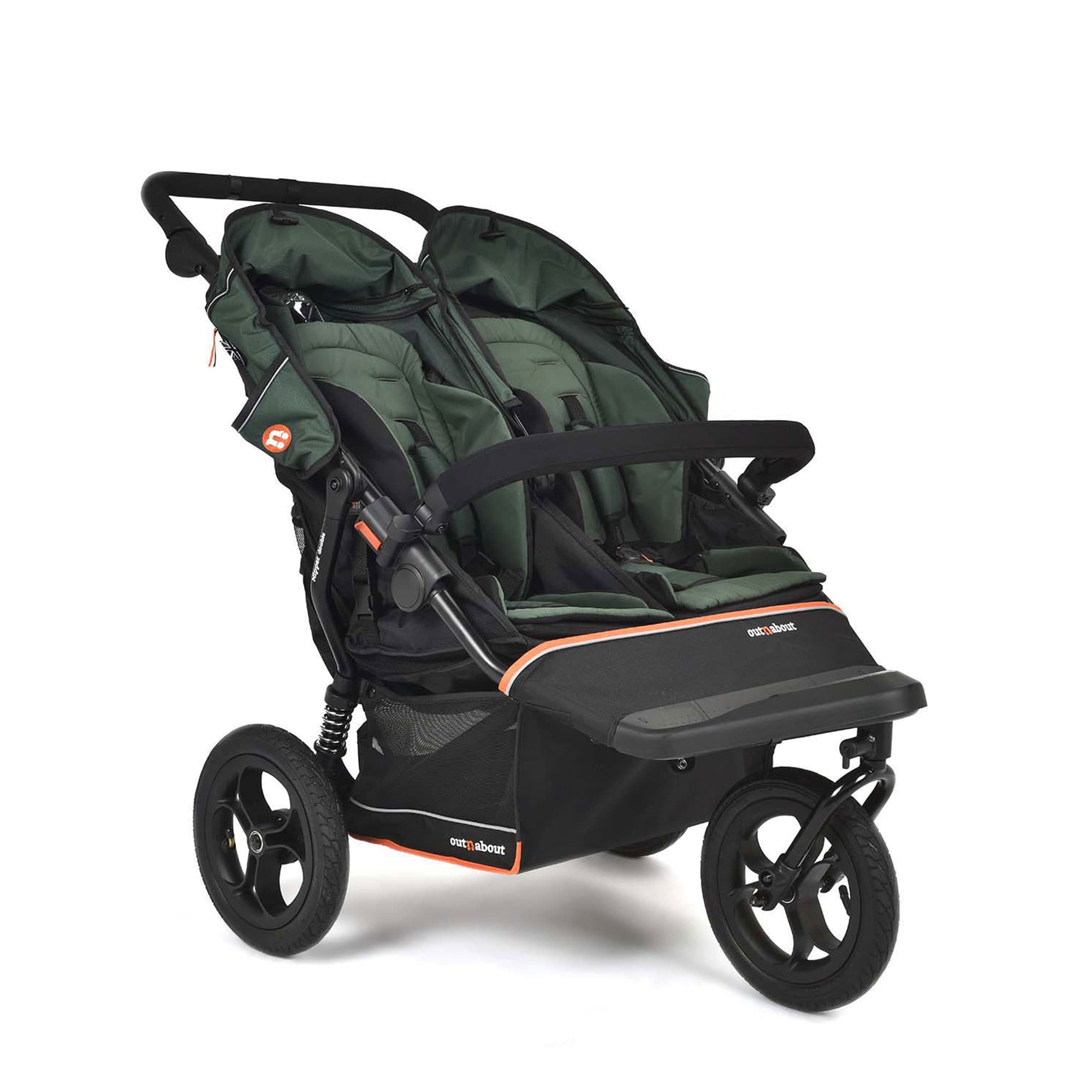 Out n About Double Nipper V6 in Sycamore Green Double & Twin Prams ONANIP-02GRNV6 5060167547751