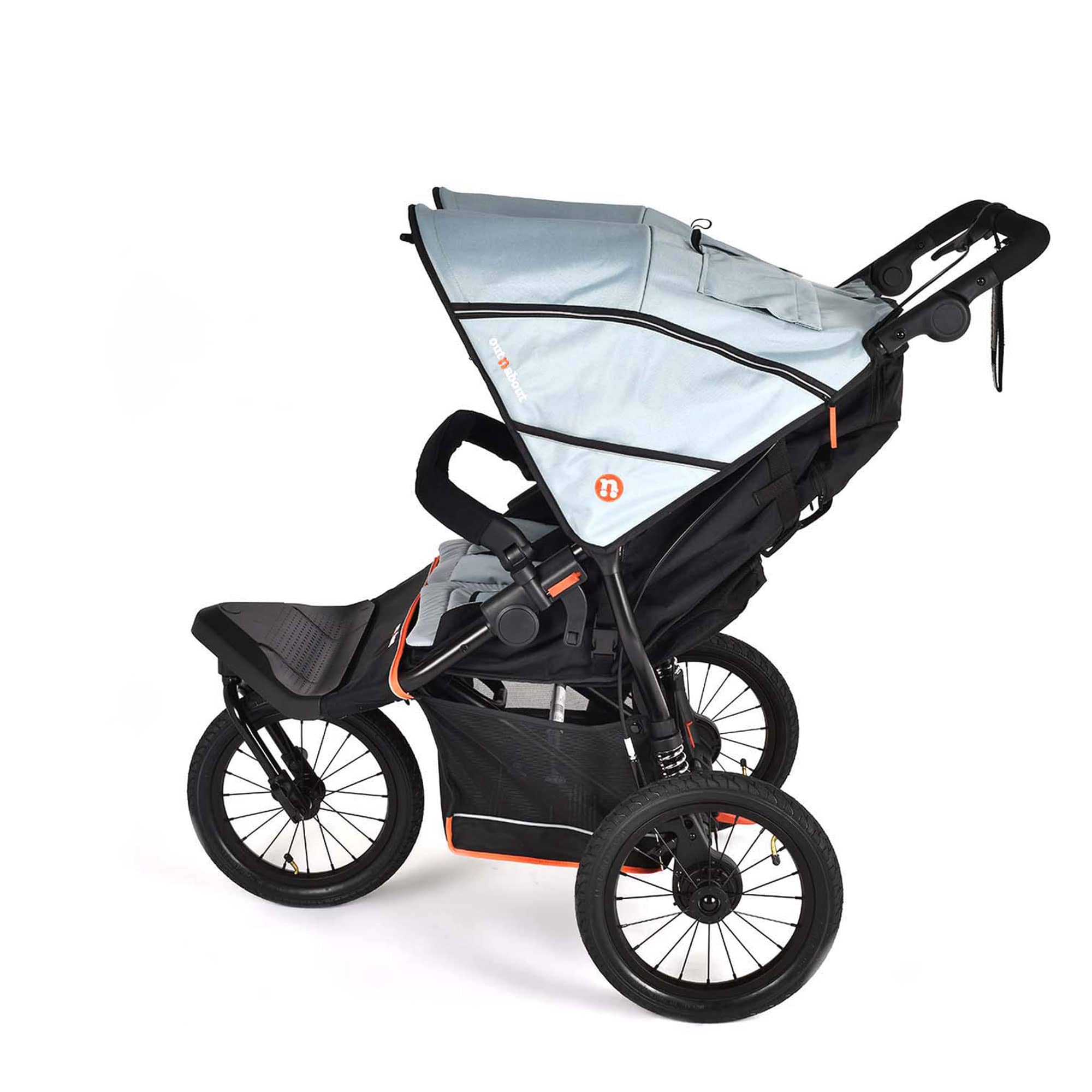 Out n About Nipper Double V6 Plus in Rocksalt Grey Double & Twin Prams ONANIP-02GRYV6+ 5060167547836