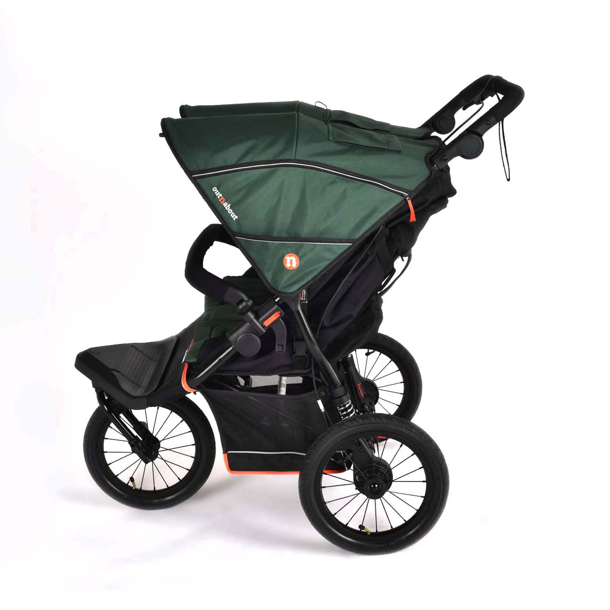 Out n About Nipper Double V6 Plus in Sycamore Green Double & Twin Prams ONANIP-02GRNV6+ 5060167547805