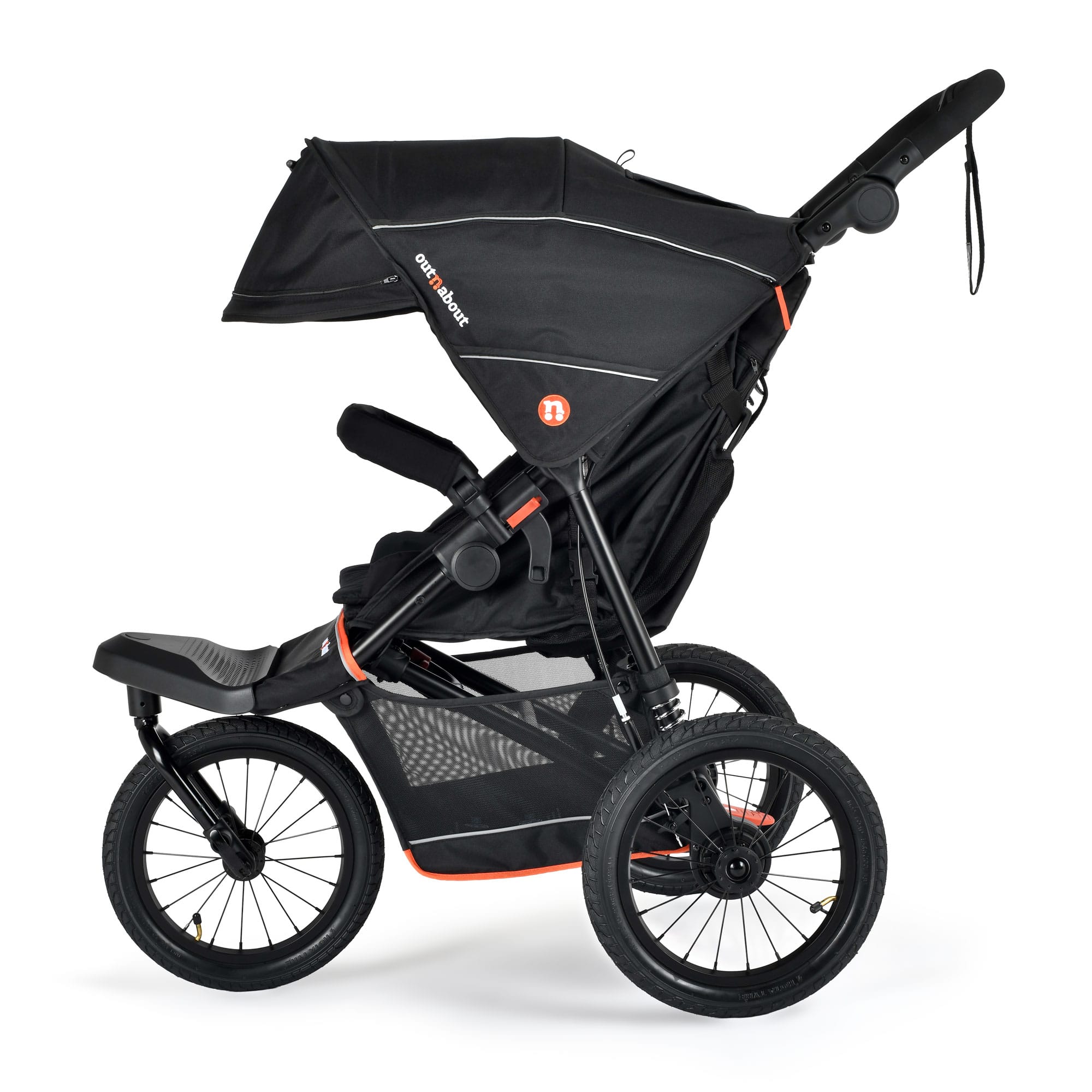 Out n About Nipper V6 Plus Newborn Bundle in Summit Black Double & Twin Prams 21056-SUM-BLK 5060167547690