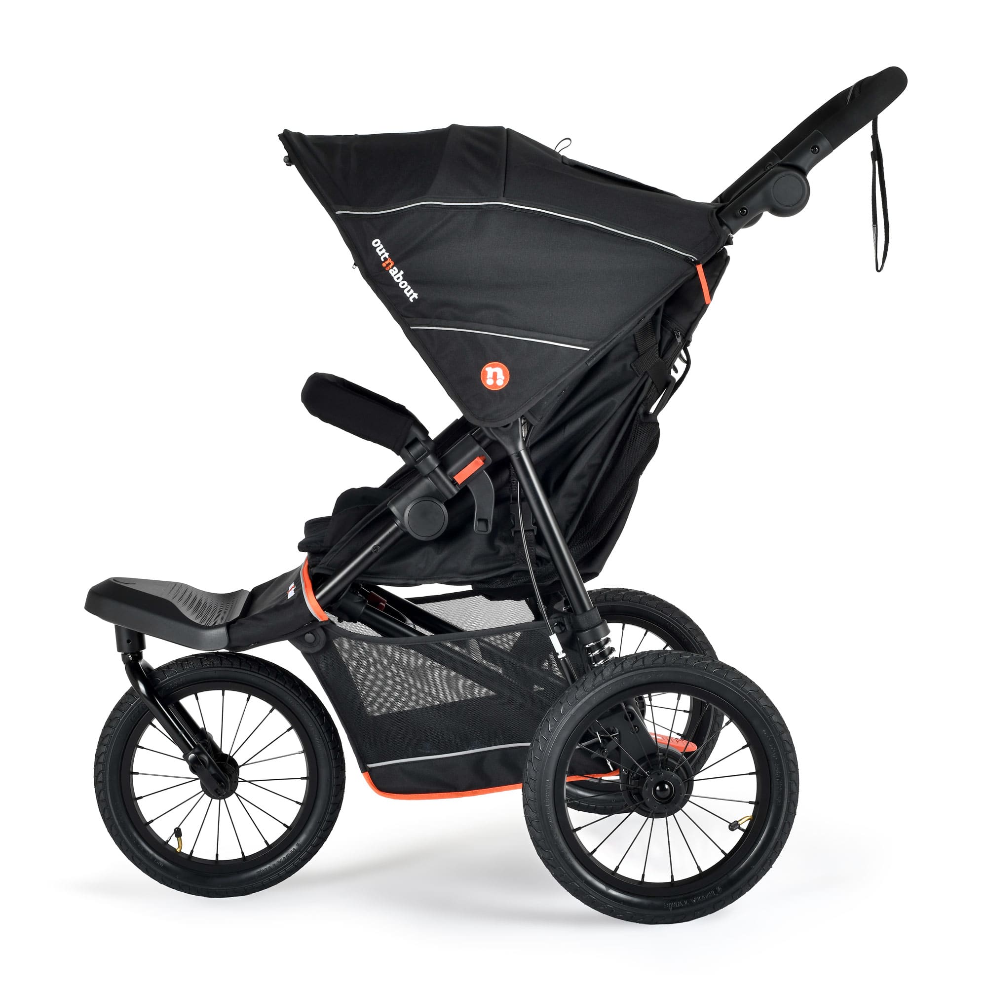 Out n About Nipper V6 Plus Newborn Bundle in Summit Black Double & Twin Prams 21056-SUM-BLK 5060167547690
