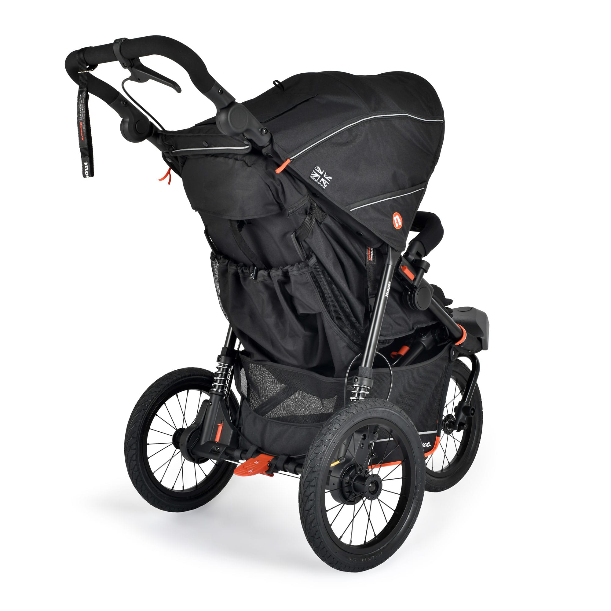 Out n About Nipper V6 Plus Newborn Bundle in Summit Black Double & Twin Prams 21056-SUM-BLK 5060167547690