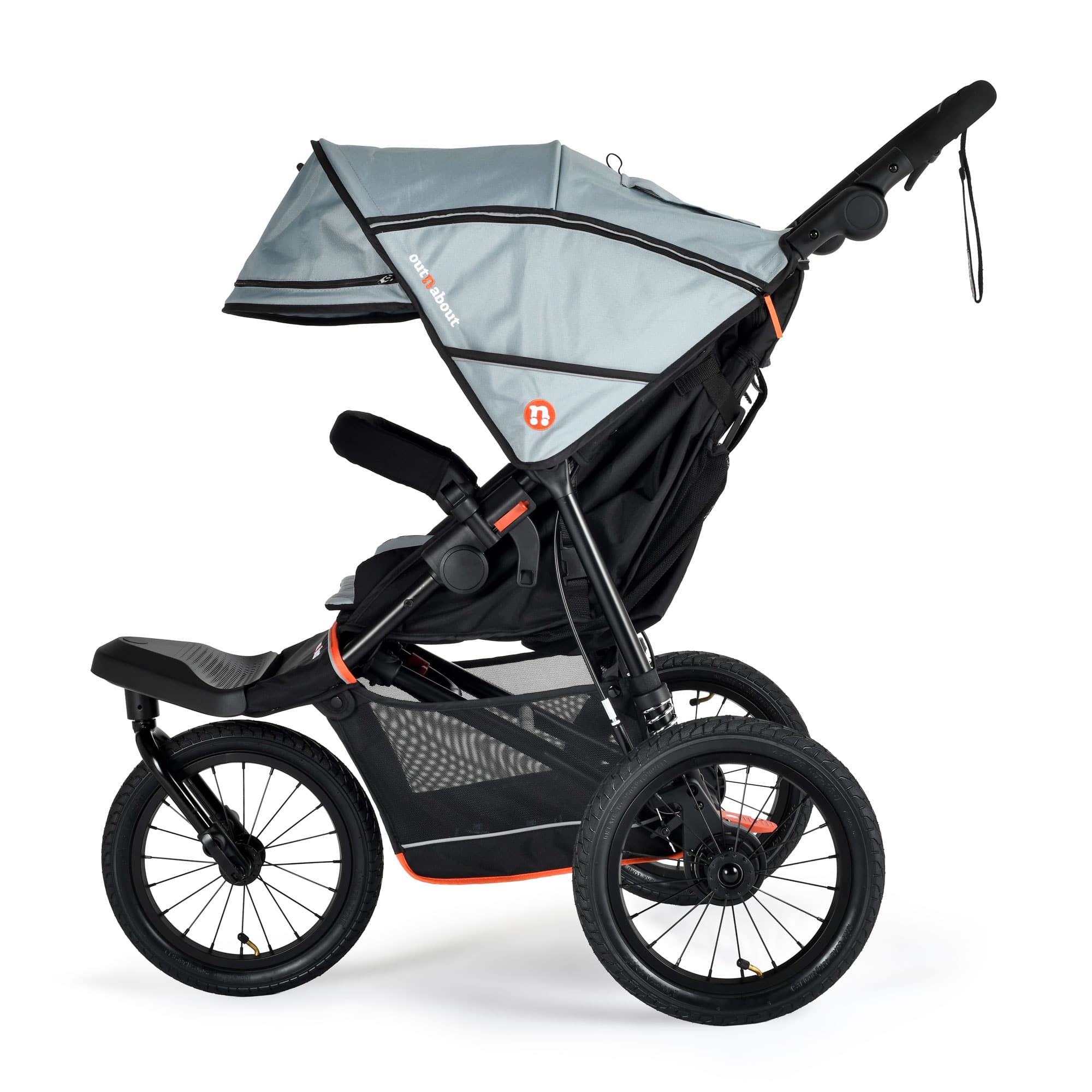Out n About Nipper V6 Plus Switch Newborn Bundle in Rock Salt Grey Double & Twin Prams ONANIP-01SWHBUNV6-GRY+ 5060167547737