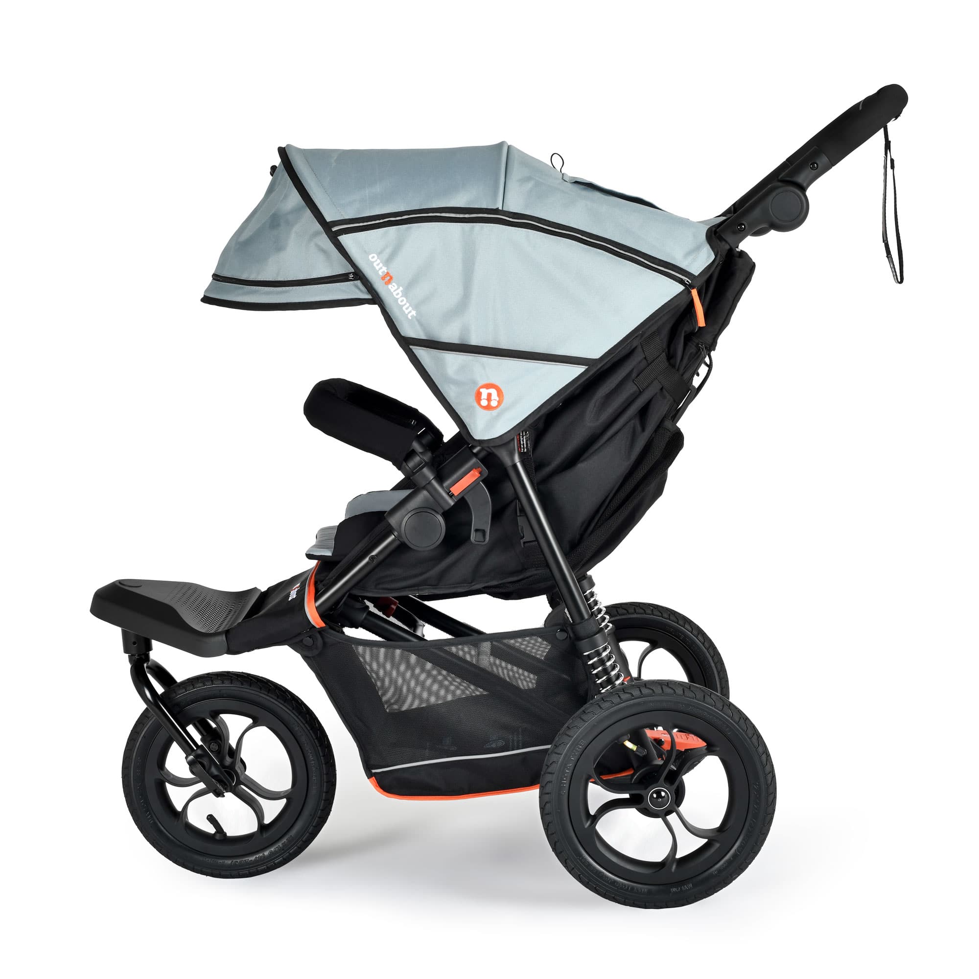 Out n About Nipper V6 Switch Newborn Bundle in Rock Salt Grey Double & Twin Prams ONANIP-01SWHBUNV6-GRY 5060167549281