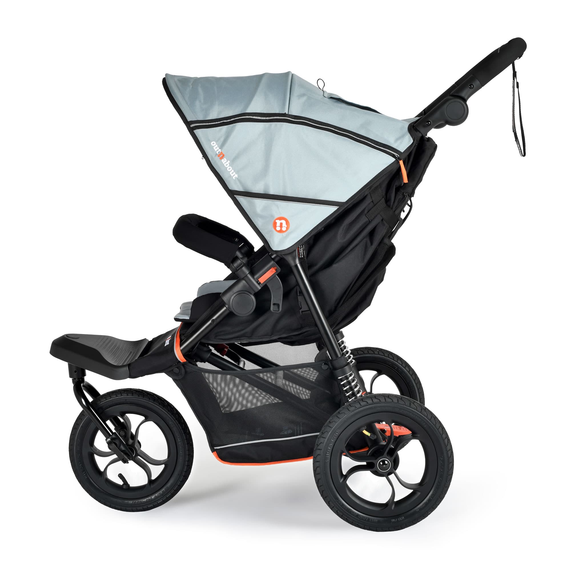 Out n About Single Nipper V6 in Rocksalt Grey Pushchairs & Buggies ONANIP-01GRYV6 5060167547683