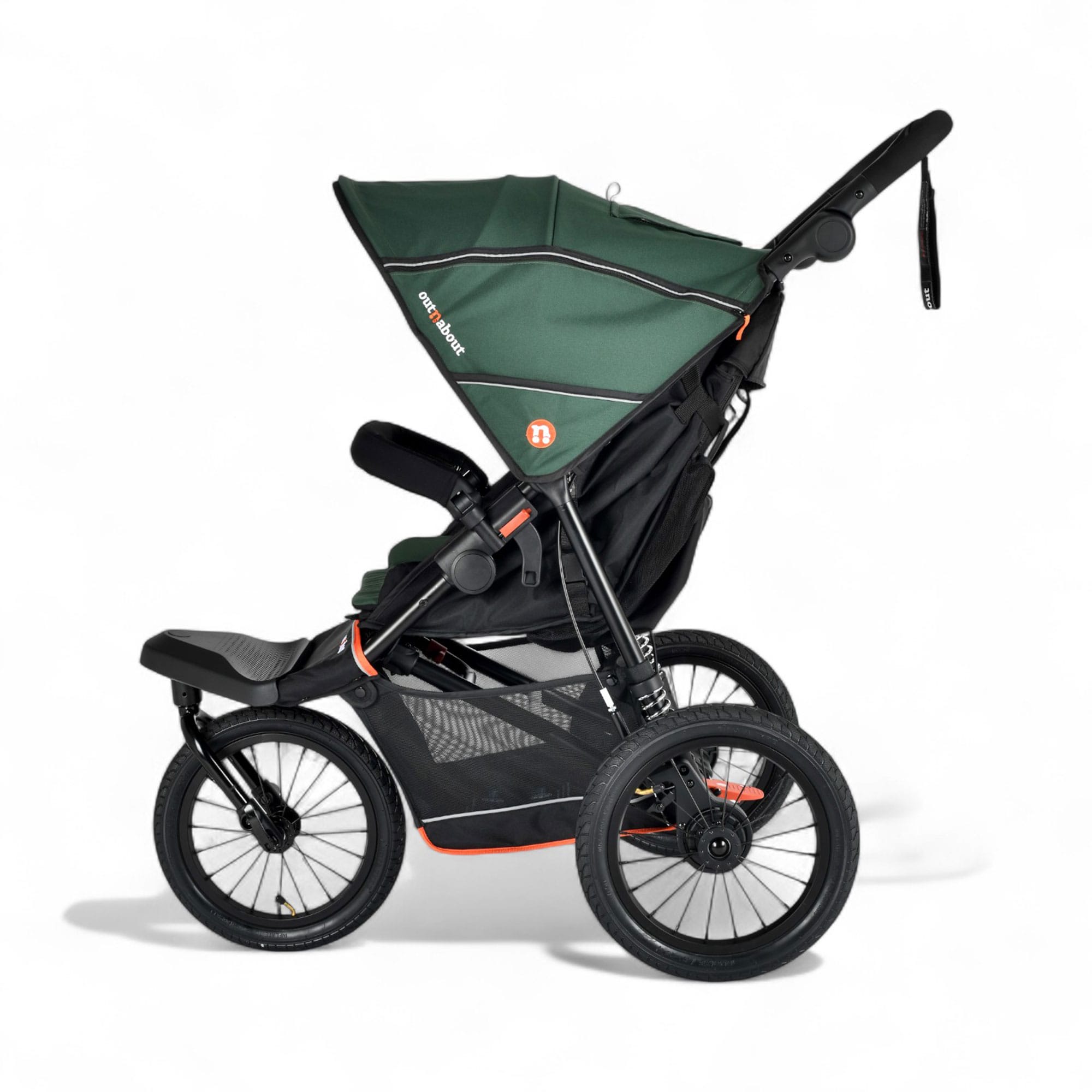Out n About Single Nipper V6 Plus in Sycamore Green Pushchairs & Buggies ONANIP-01GRNV6+ 5060167547706