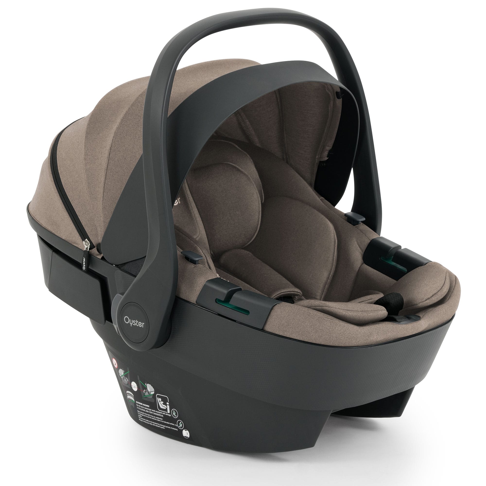 Oyster Capsule 360 i-Size Car Seat in Mink Baby Car Seats O4ICMI 5061058984174