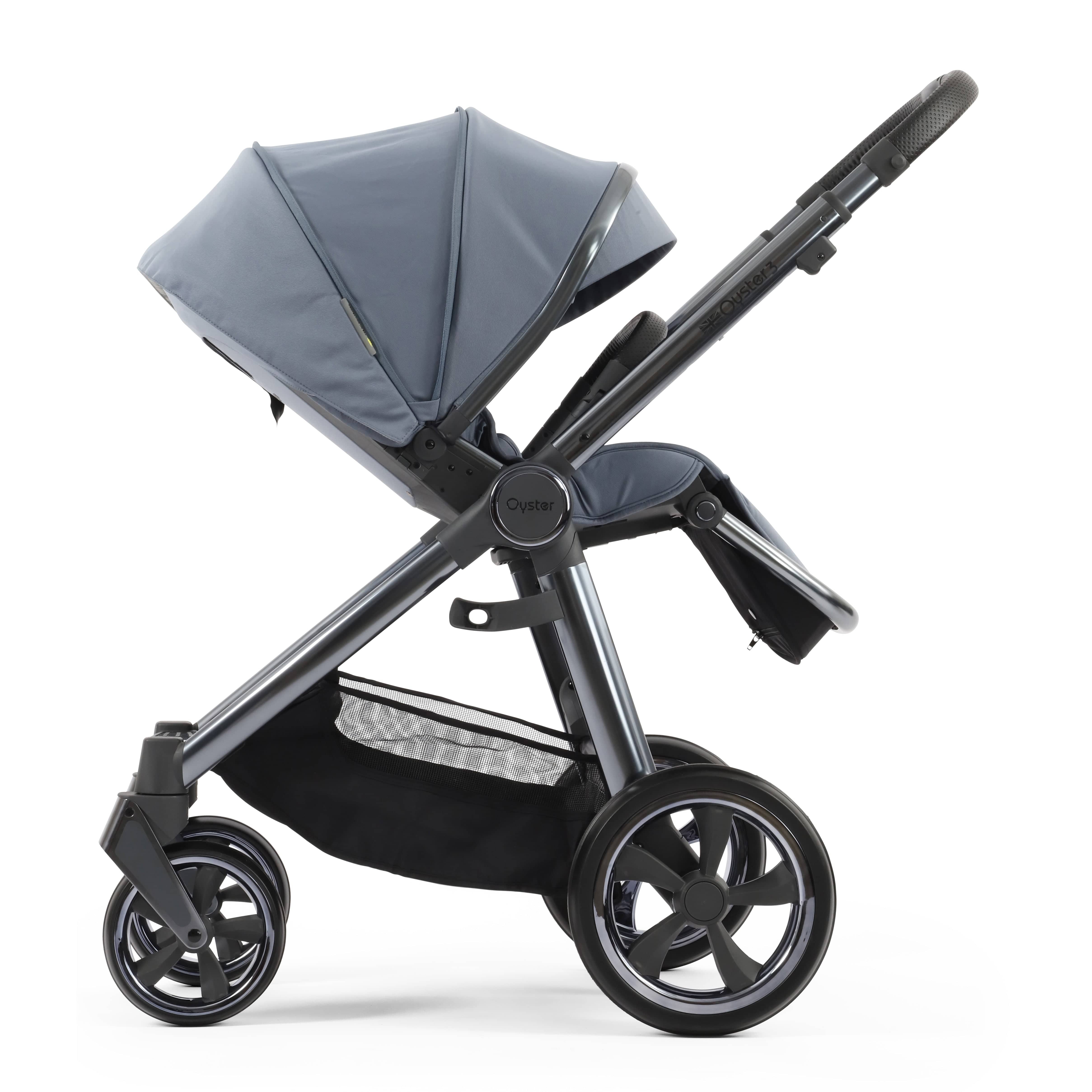 BabyStyle Oyster3 Pram & Carrycot Dream Blue Baby Prams 14731-DMB 5060711567228