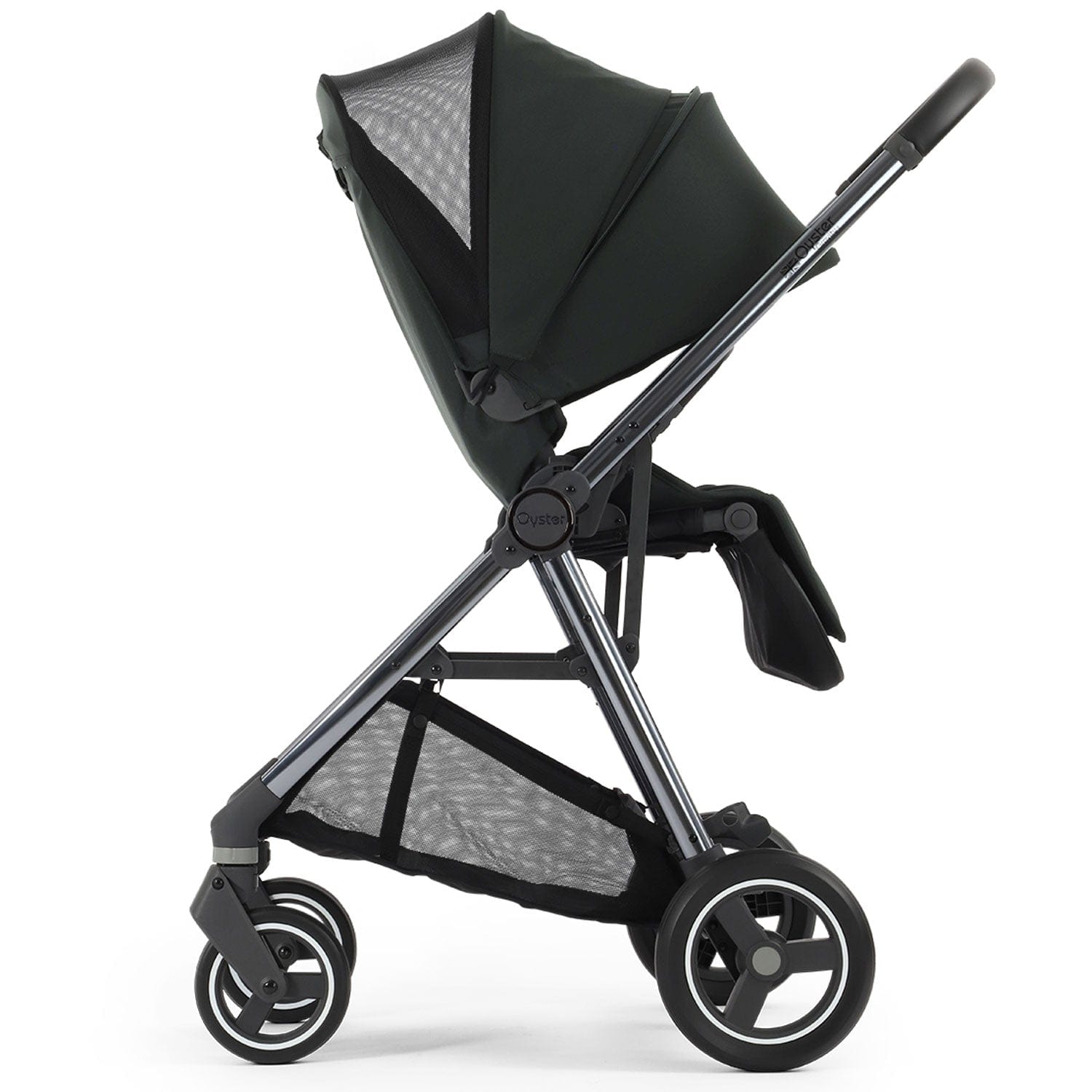 Oyster Gravity+ Stroller in Black Olive Baby Prams OGPSUBO 5061711569932