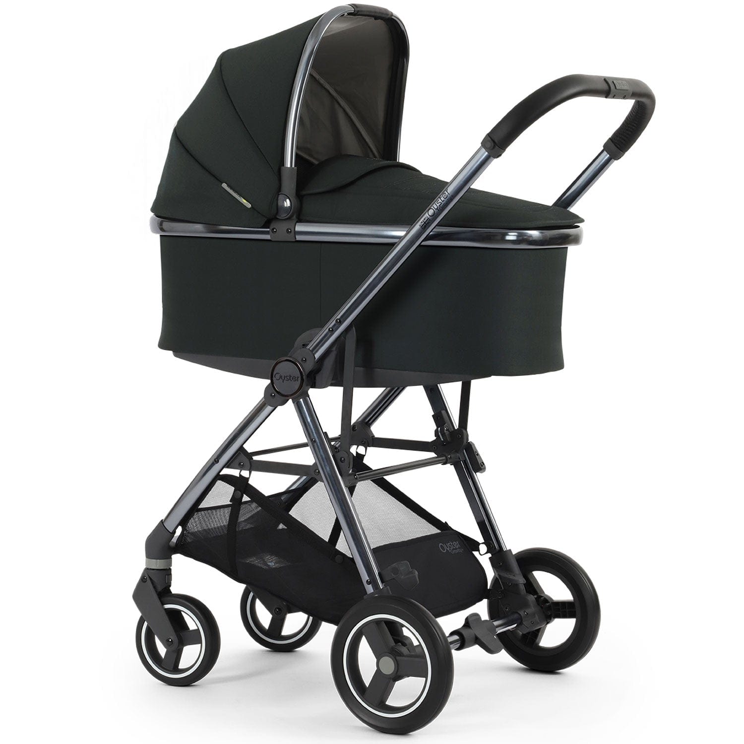 Oyster Gravity+ Stroller in Black Olive Baby Prams OGPSUBO 5061711569932