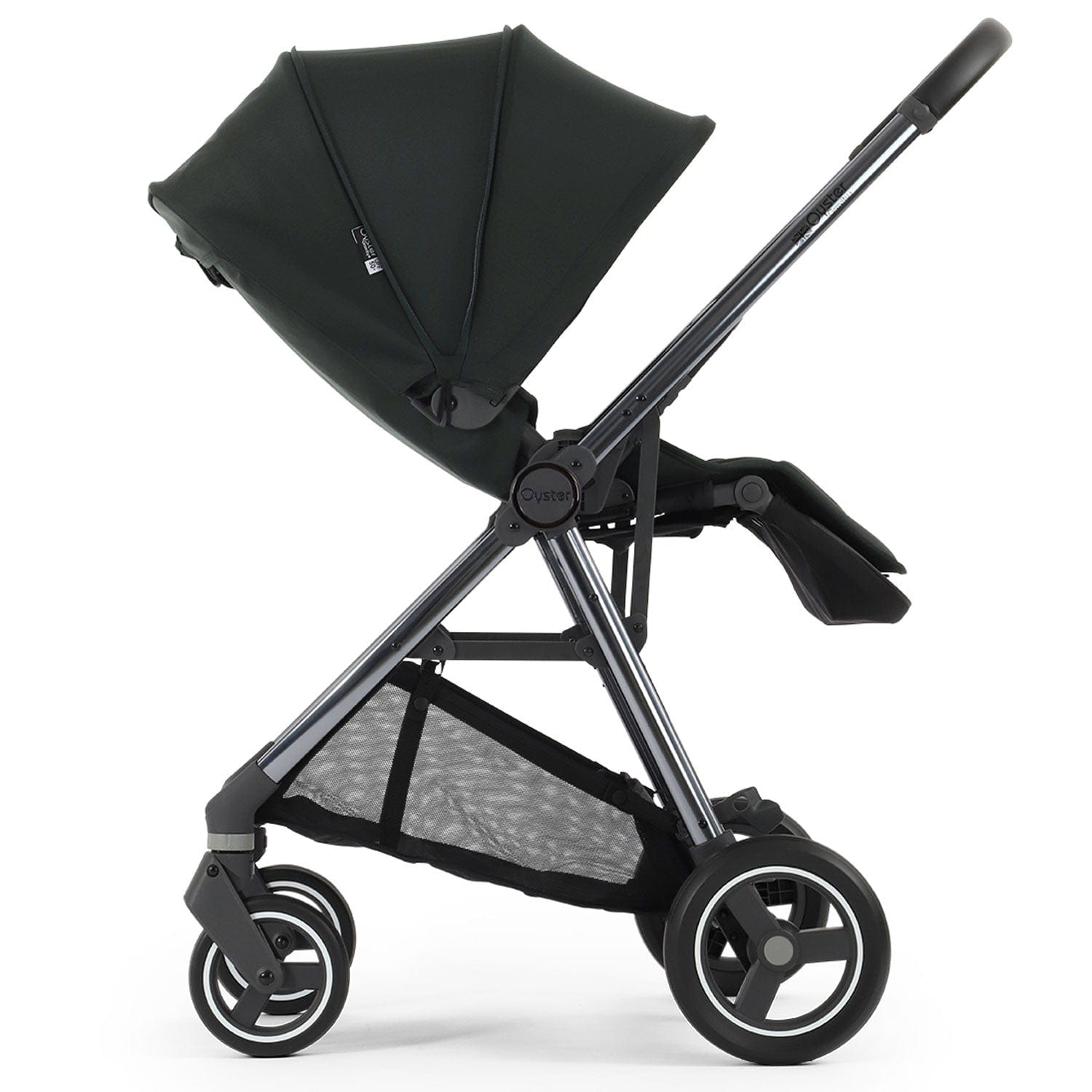 Oyster Gravity+ Stroller in Black Olive Baby Prams OGPSUBO 5061711569932