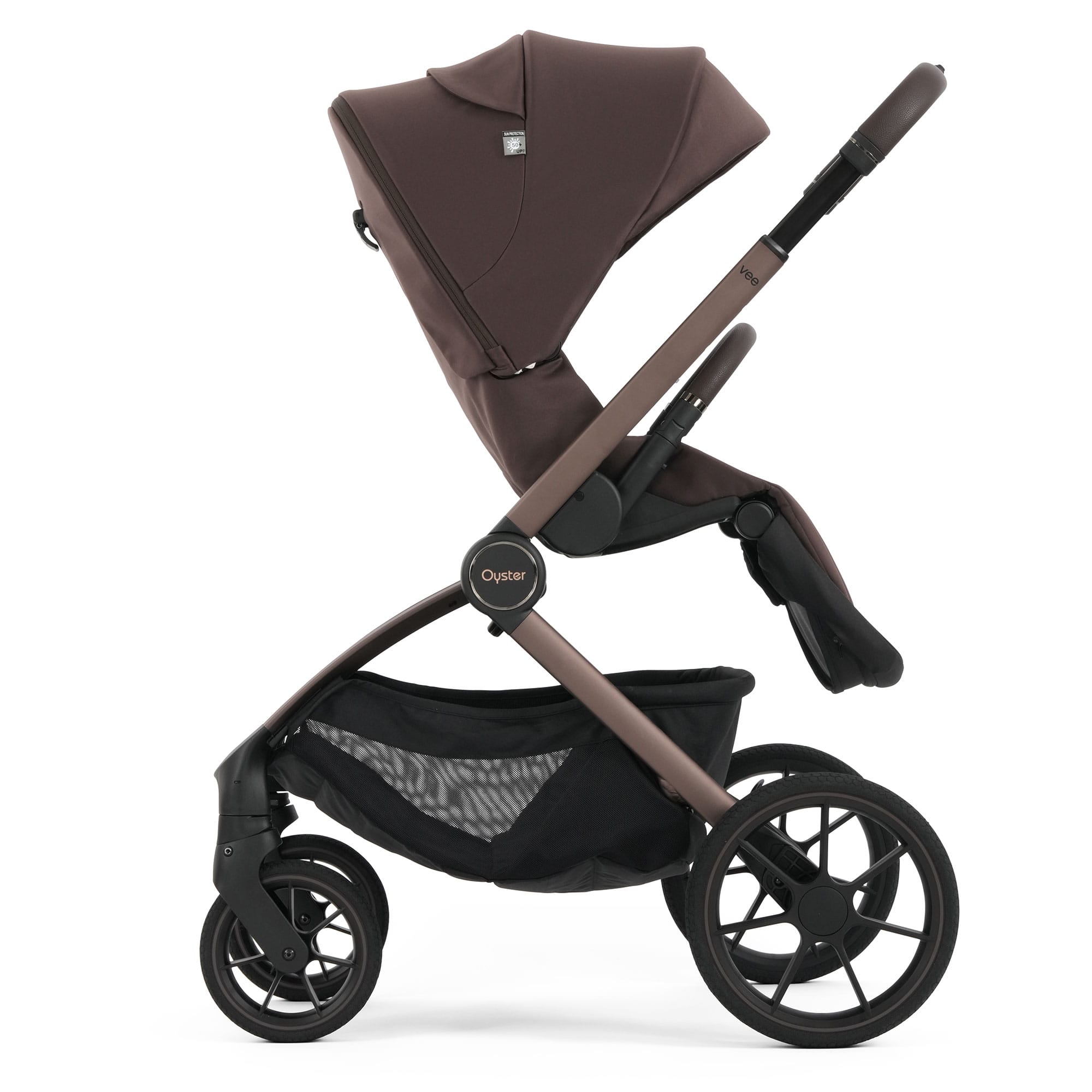 Oyster Vee Stroller & Carrycot Bundle in Chocolate Baby Prams OVSUCH 5061058983979