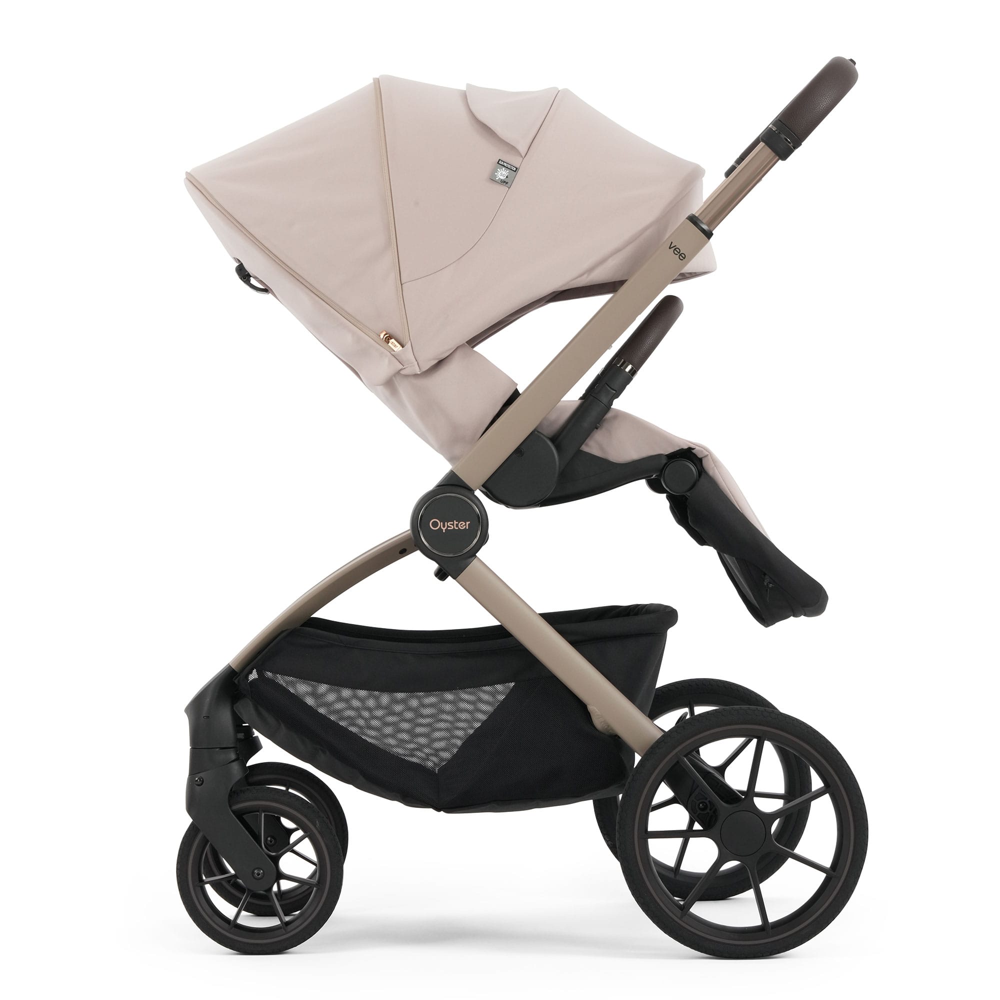 Oyster Vee Stroller & Carrycot Bundle in Vanilla Baby Prams OVSUVA 5061058983986