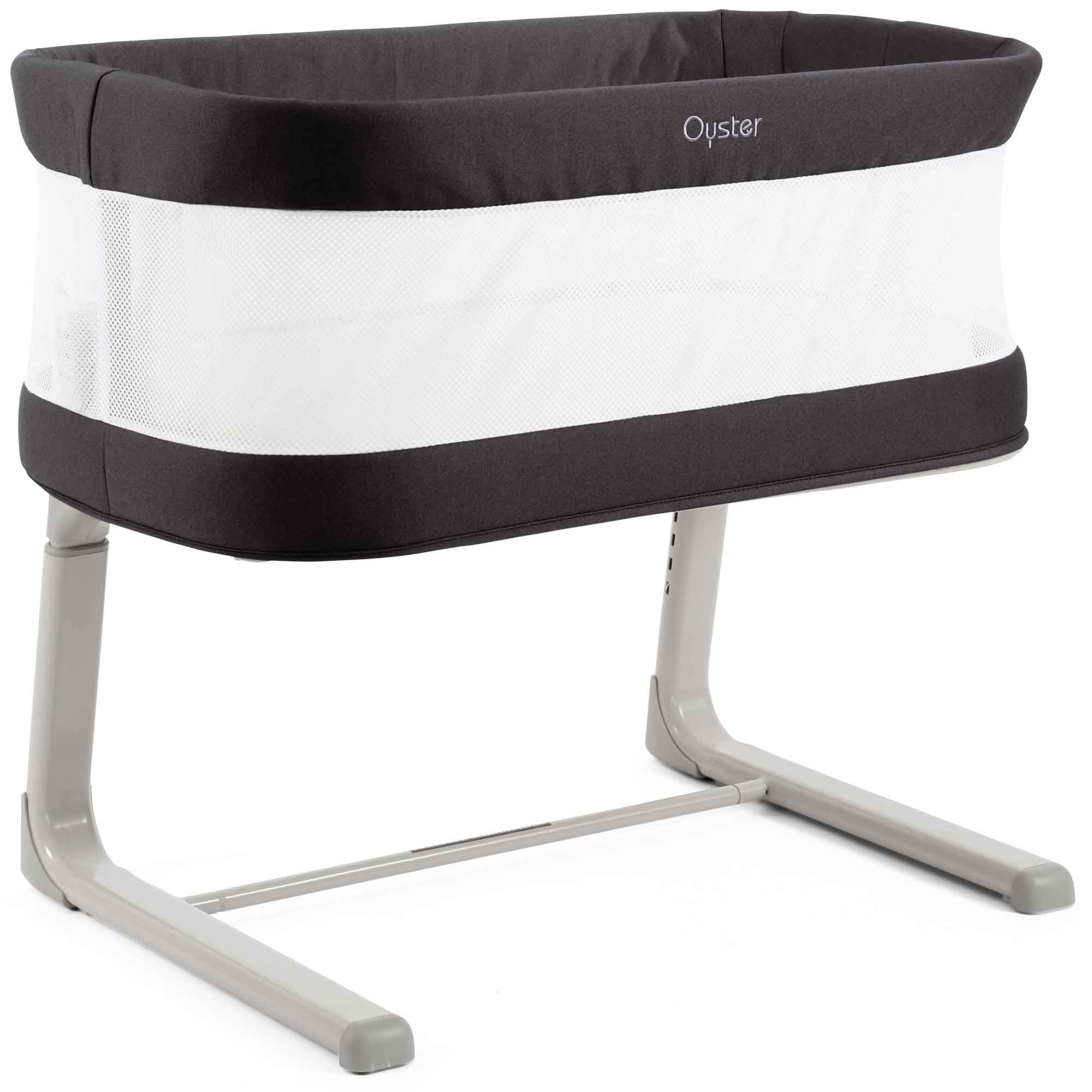 Oyster Wiggle Crib in Carbonite Cribs OYWCCR 5060711567150