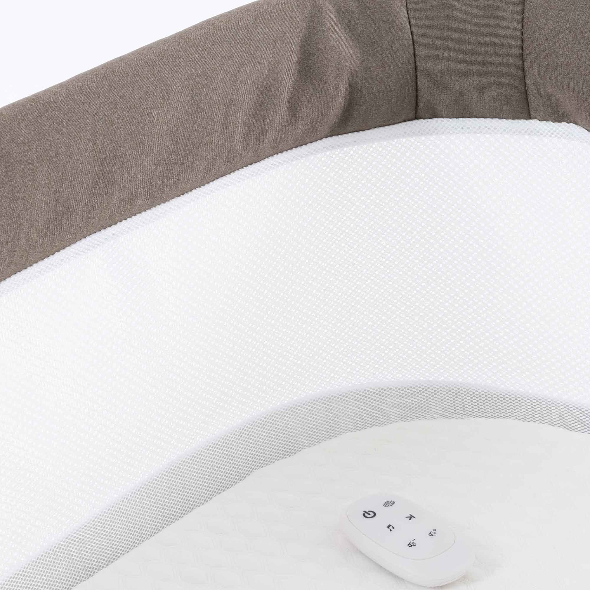 Oyster Wiggle Crib in Mink Cribs OYWCMI 5060711567167