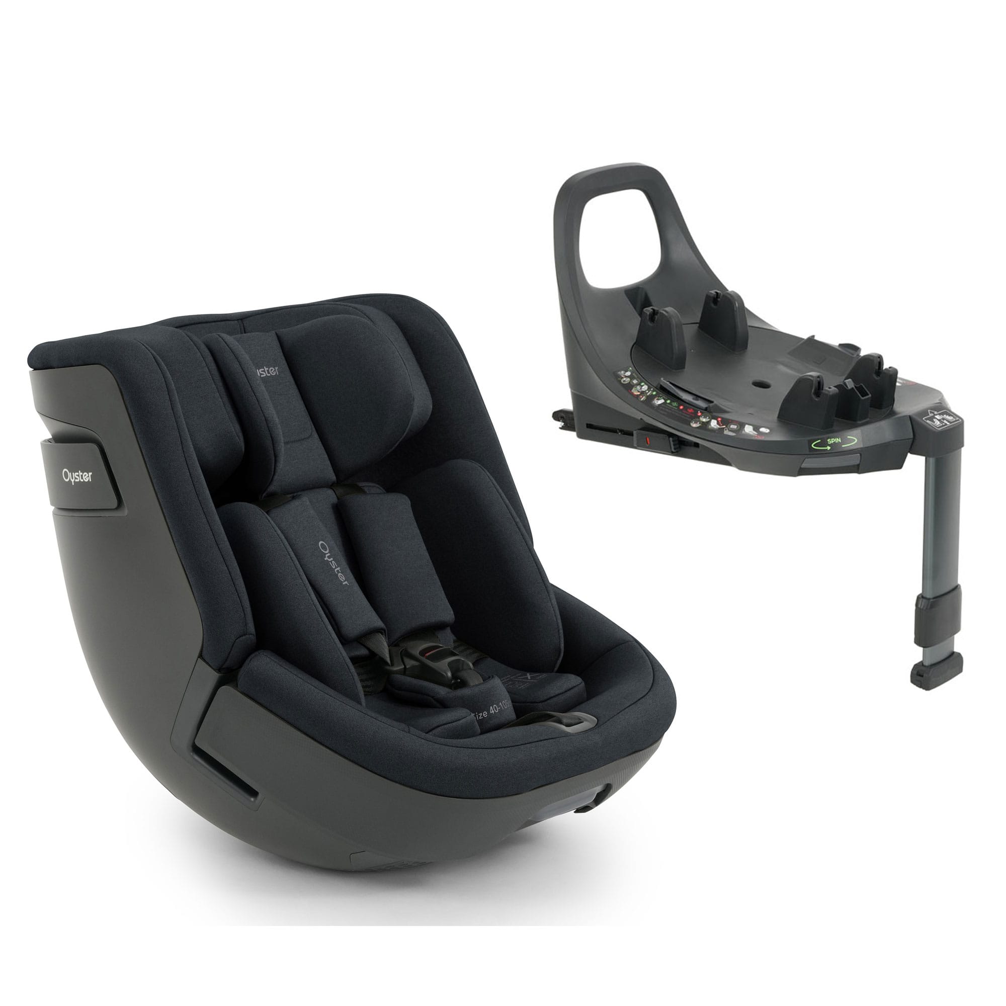 Oyster Toddler 360 i-Size Car Seat in Carbonite Toddler Car Seats O4TCCA-1 5061058984204