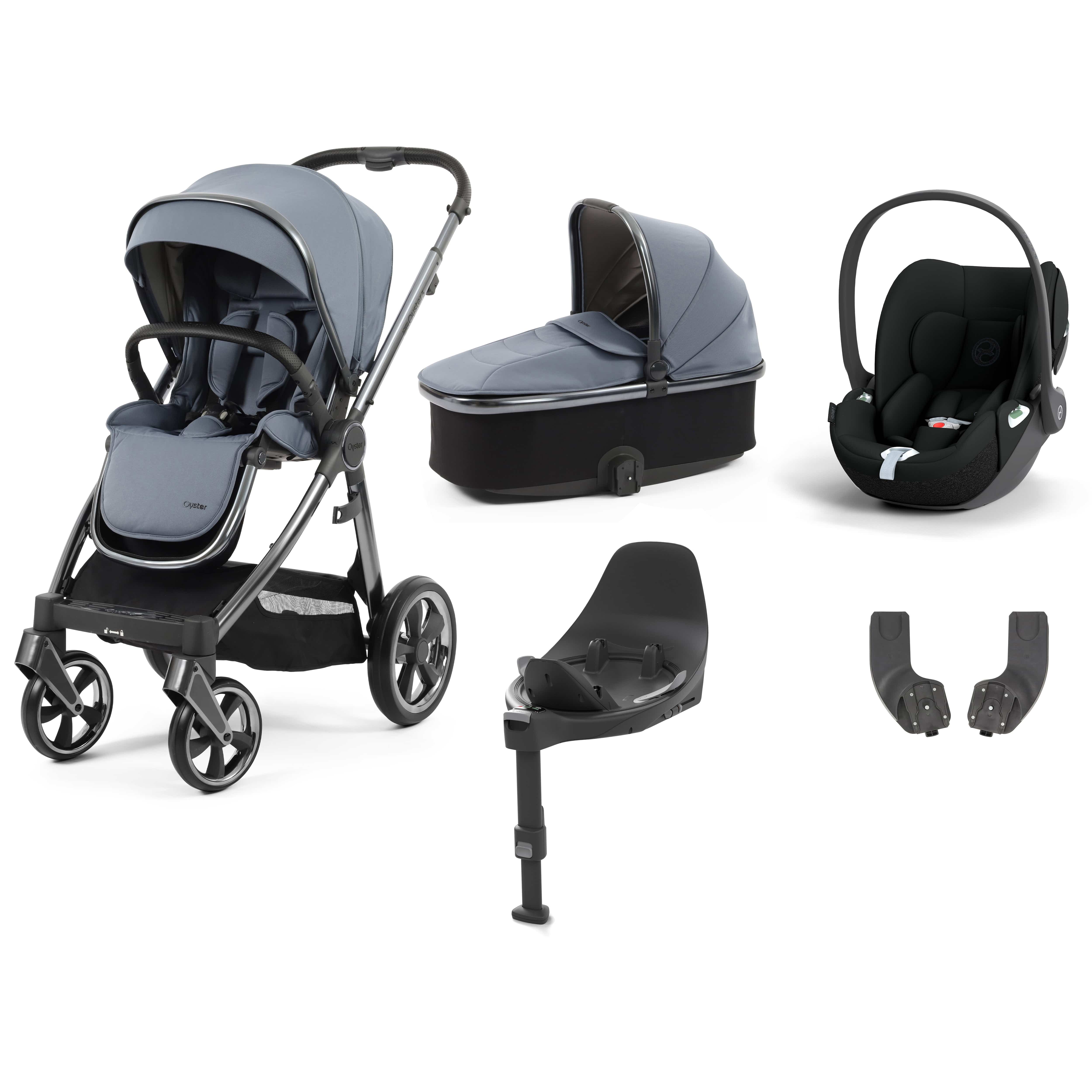 Babystyle Oyster 3 Essential Bundle with Car Seat in Dream Blue Travel Systems 14750-DMB 5060711567228
