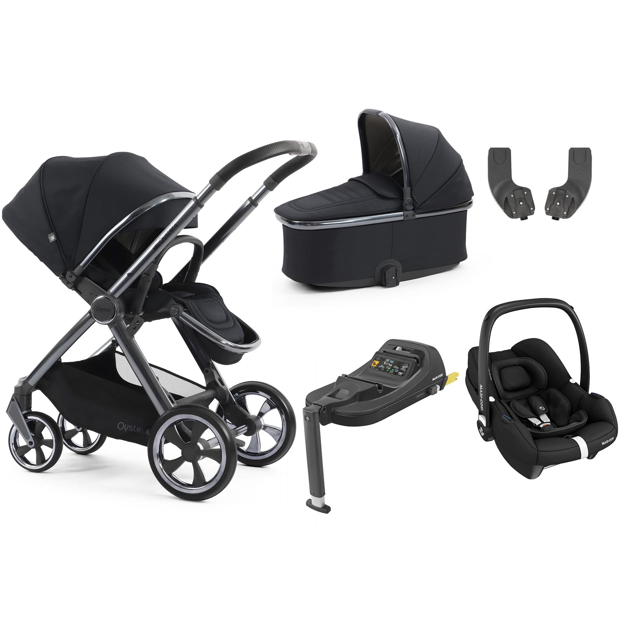Oyster 4 Essential Bundle in Carbonite Travel Systems 18107-CAR-1 5061058981258