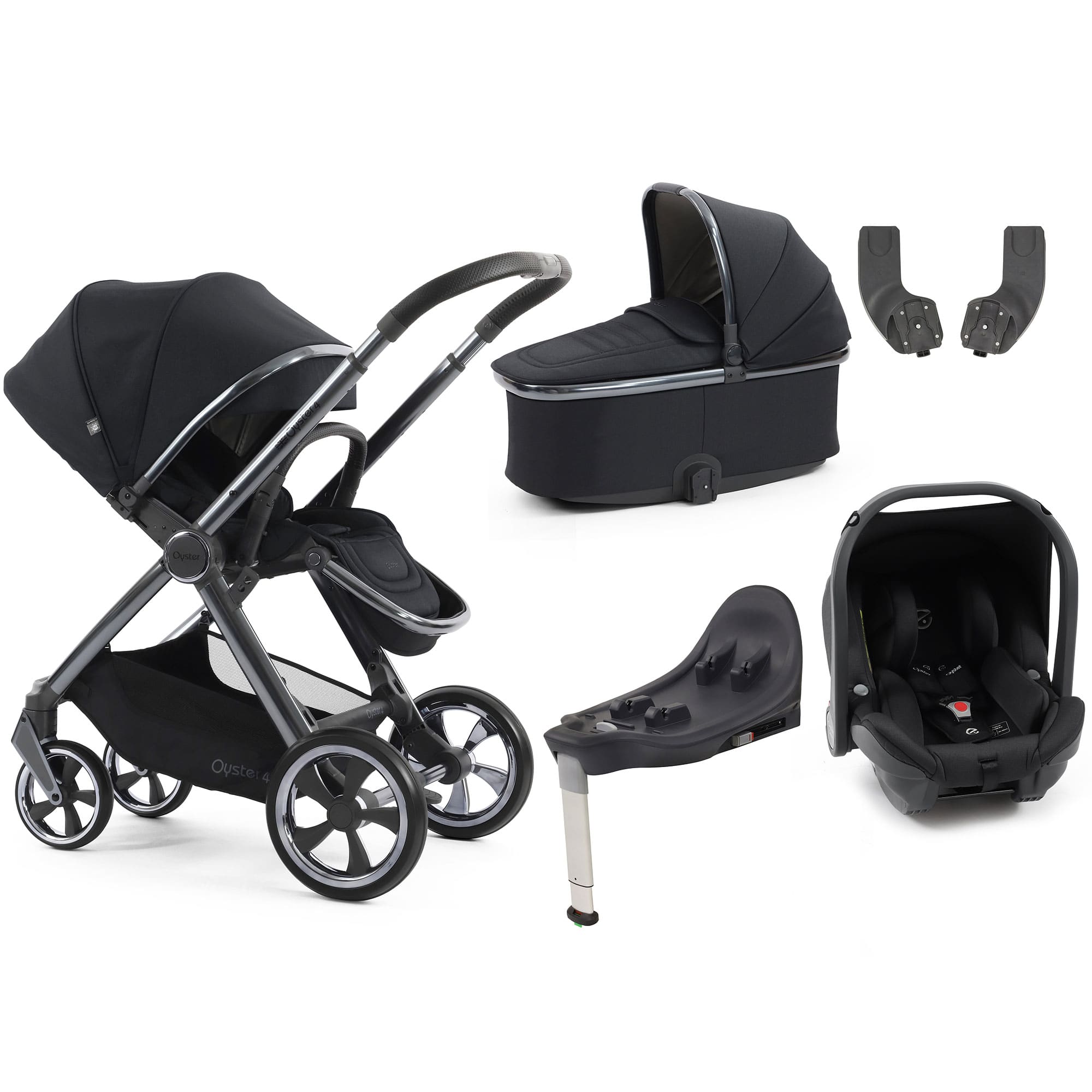 Oyster 4 Essential Bundle in Carbonite Travel Systems 18107-CAR 5061058981258