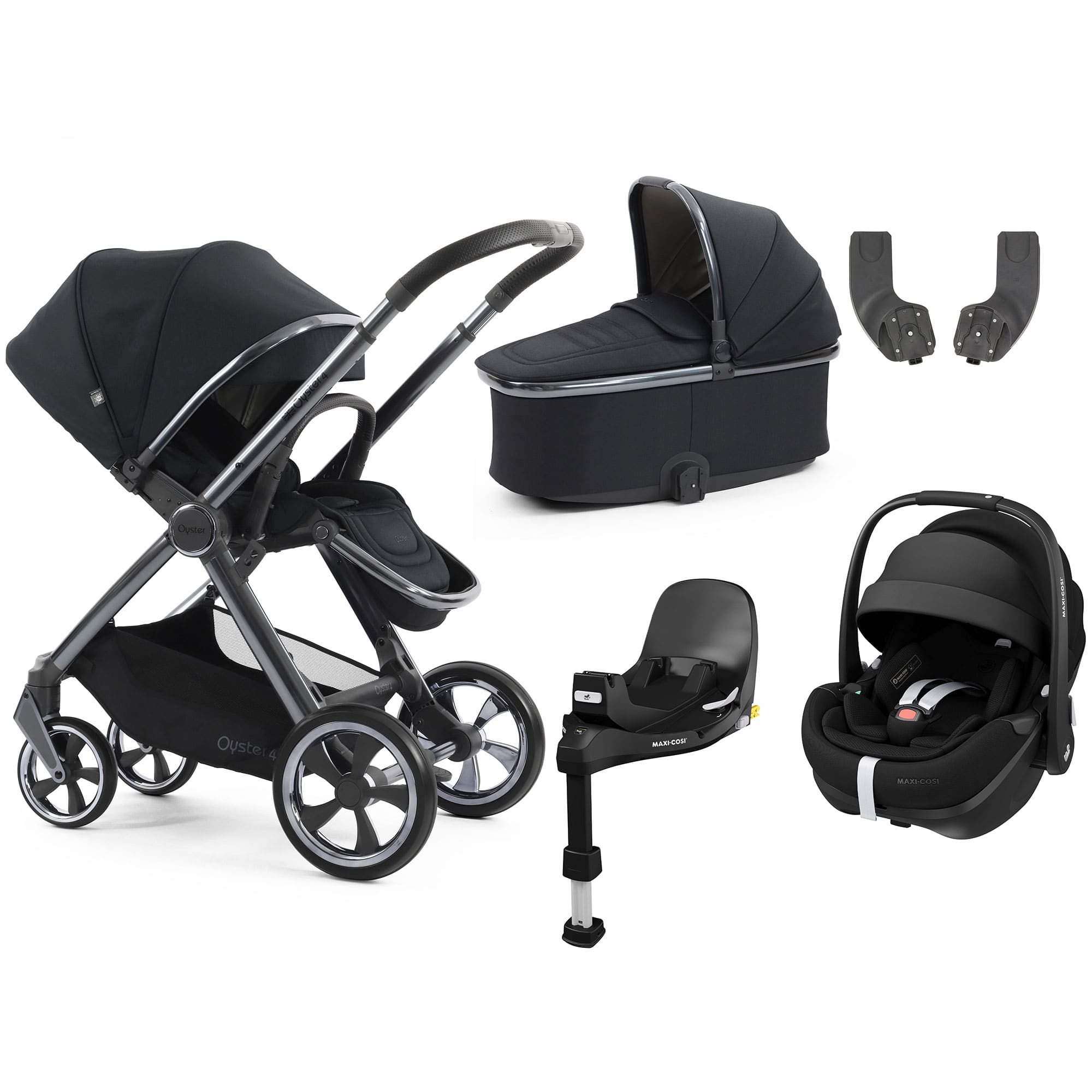 Oyster 4 Essential Bundle in Carbonite Travel Systems 18107-CAR-2 5061058981258