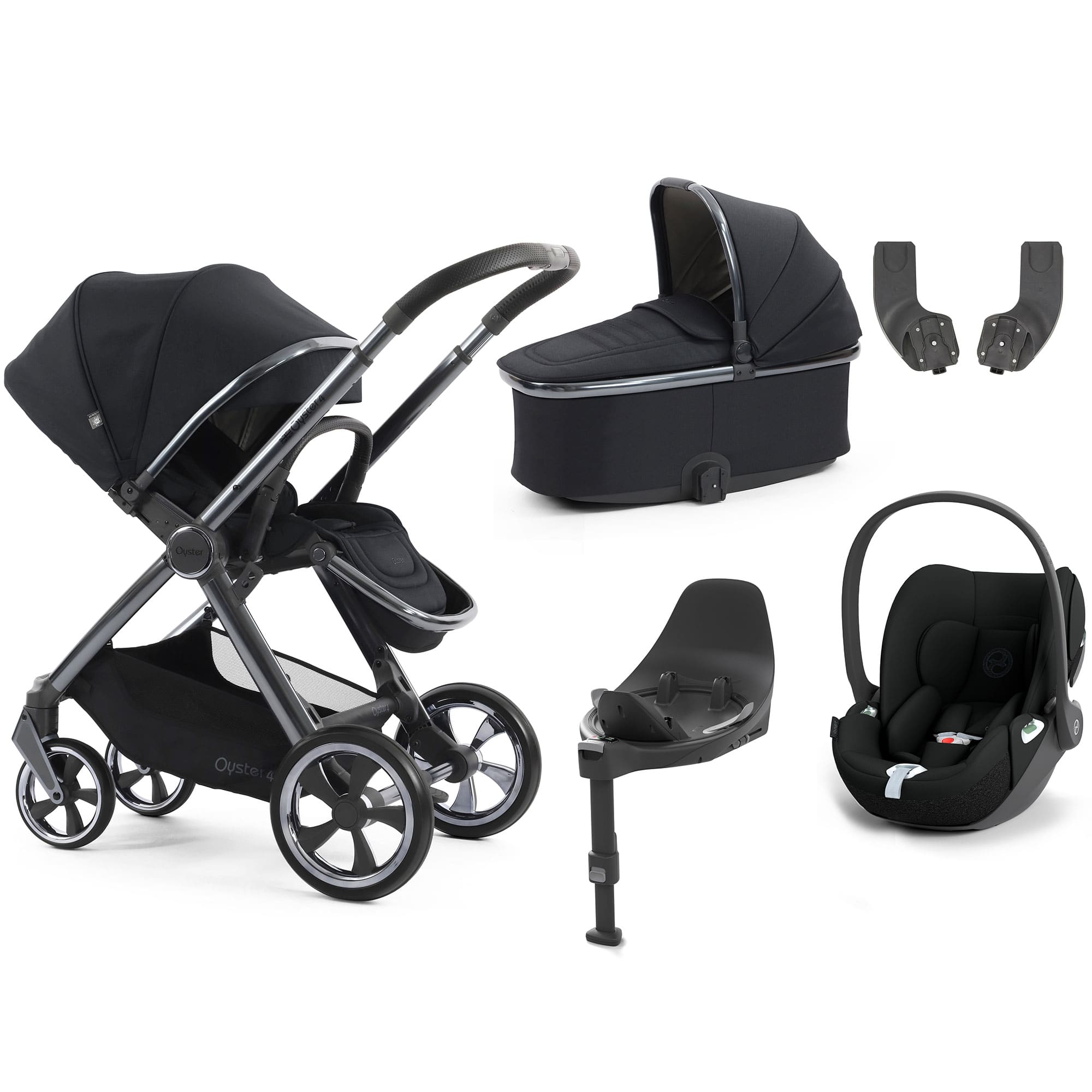 Oyster 4 Essential Bundle in Carbonite Travel Systems 18107-CAR-3 5061058981258