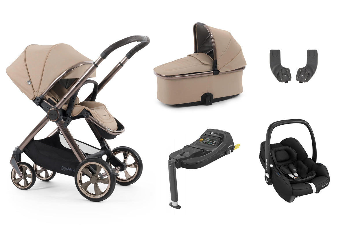 Oyster 4 Essential Bundle in Fawn Travel Systems 23510-FWN-1 5061058984037