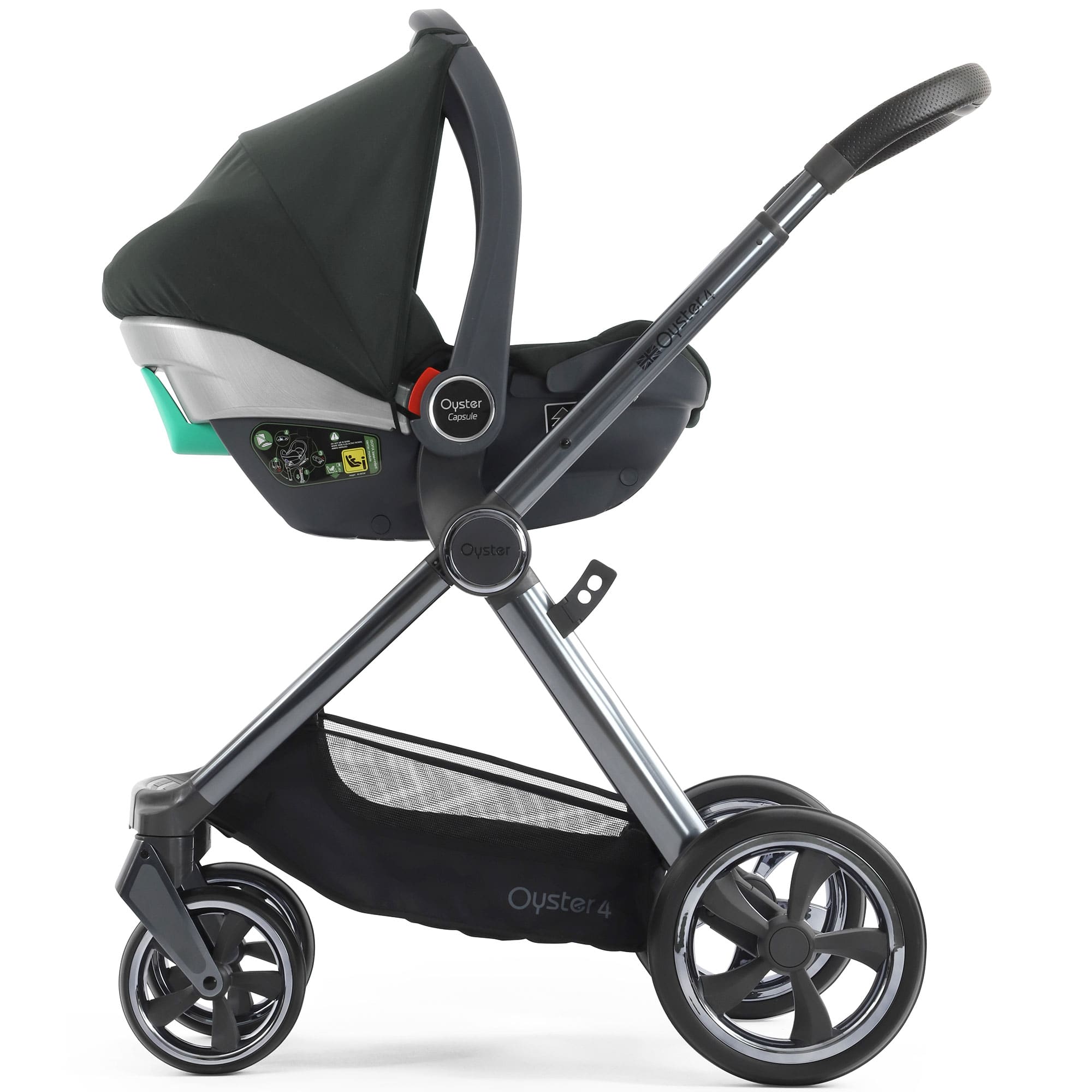 Oyster 4 Luxury Bundle in Black Olive Travel Systems