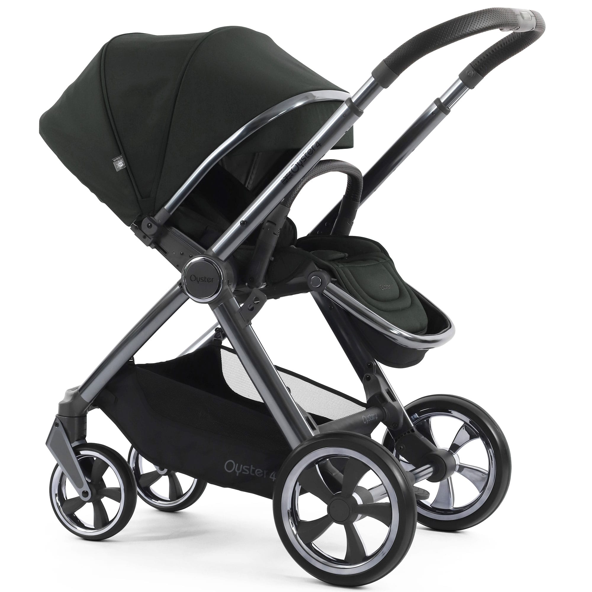 Oyster 4 Luxury Bundle in Black Olive Travel Systems