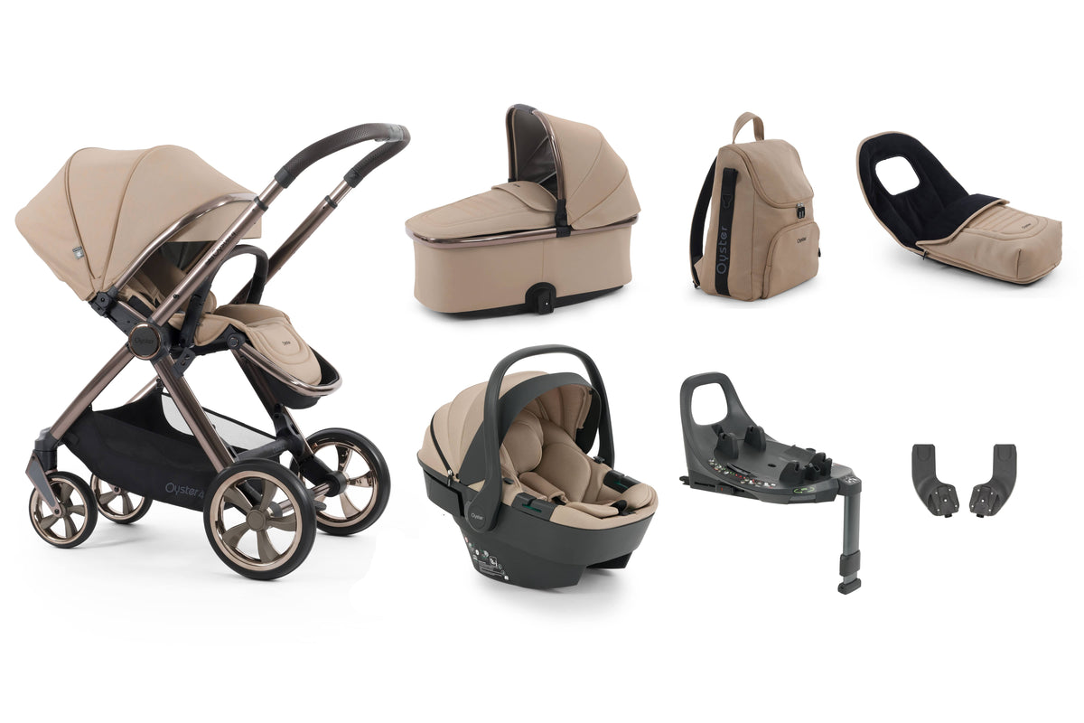 Oyster 4 Luxury Bundle in Fawn Travel Systems 23534-FWN 5061058984037