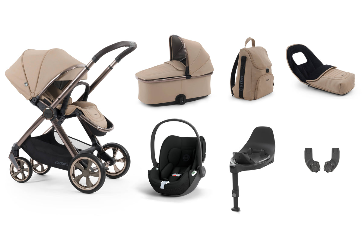 Oyster 4 Luxury Bundle in Fawn Travel Systems 23534-FWN-2 5061058984037