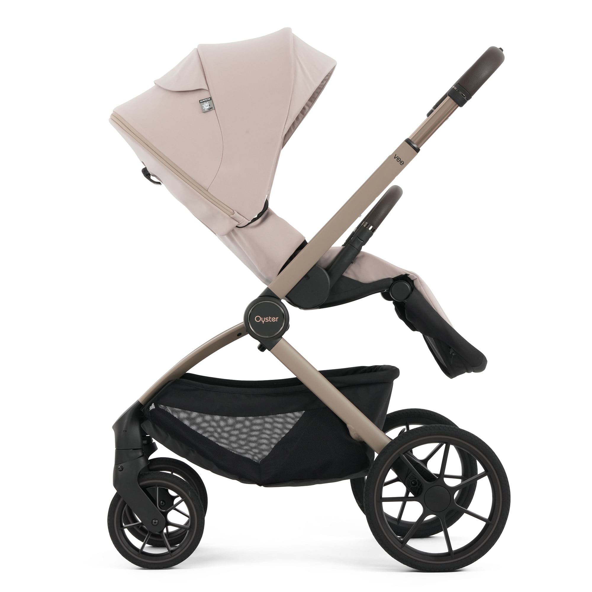 Oyster Vee Travel System Bundle in Vanilla Travel Systems