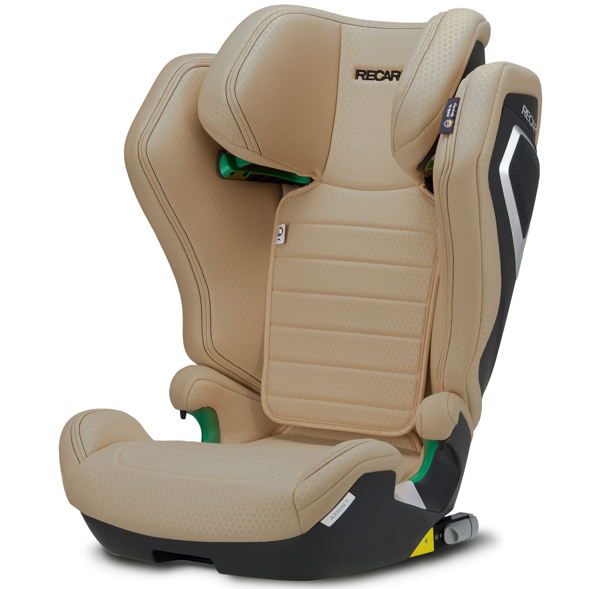 Recaro Axion 1 High Back Booster Seat in Elegant Beige Highback Booster Seats B1101010 4260621468313