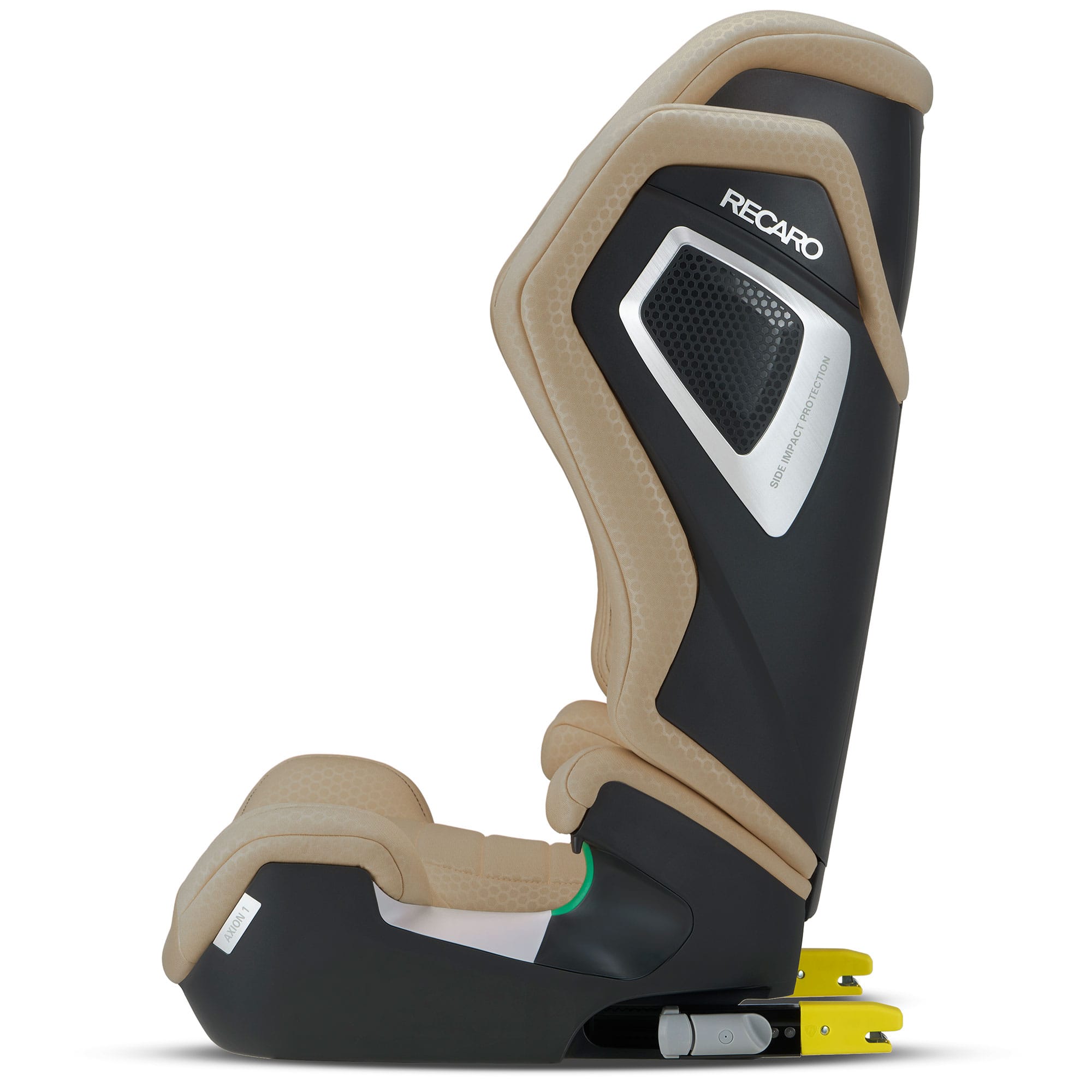 Recaro Axion 1 High Back Booster Seat in Elegant Beige Highback Booster Seats B1101010 4260621468313