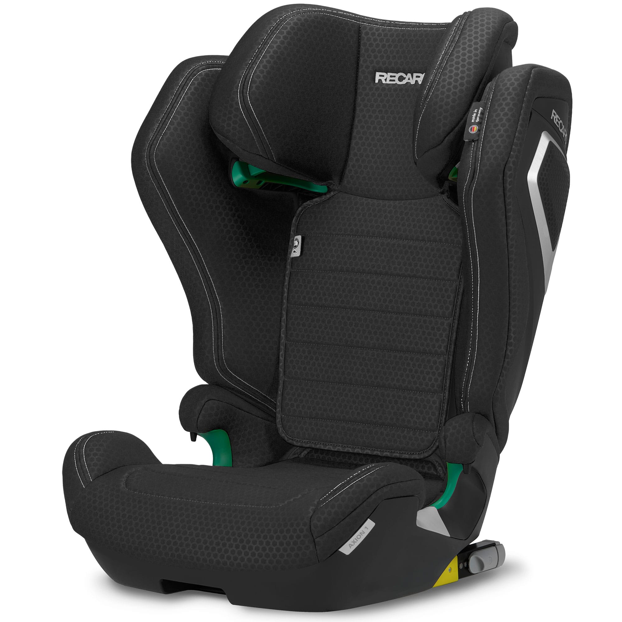 Recaro Axion 1 High Back Booster Seat in Fresh Black Highback Booster Seats B1101001 4260621468221