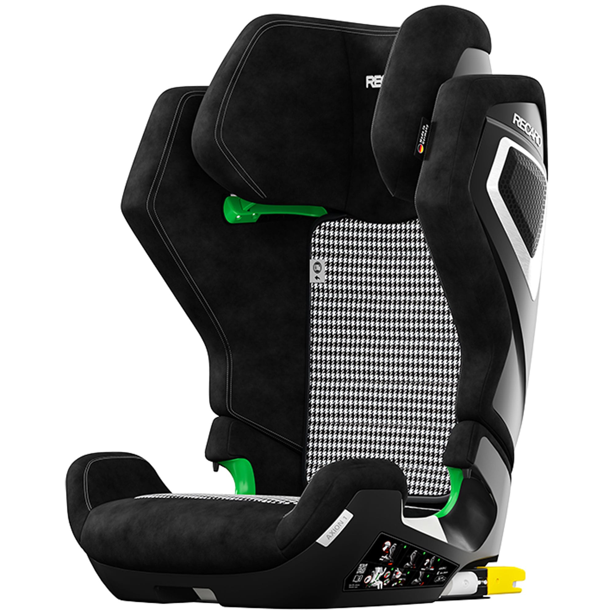 Recaro Axion 1 High Back Booster Seat in Pepita Highback Booster Seats B1101008 4260621468290