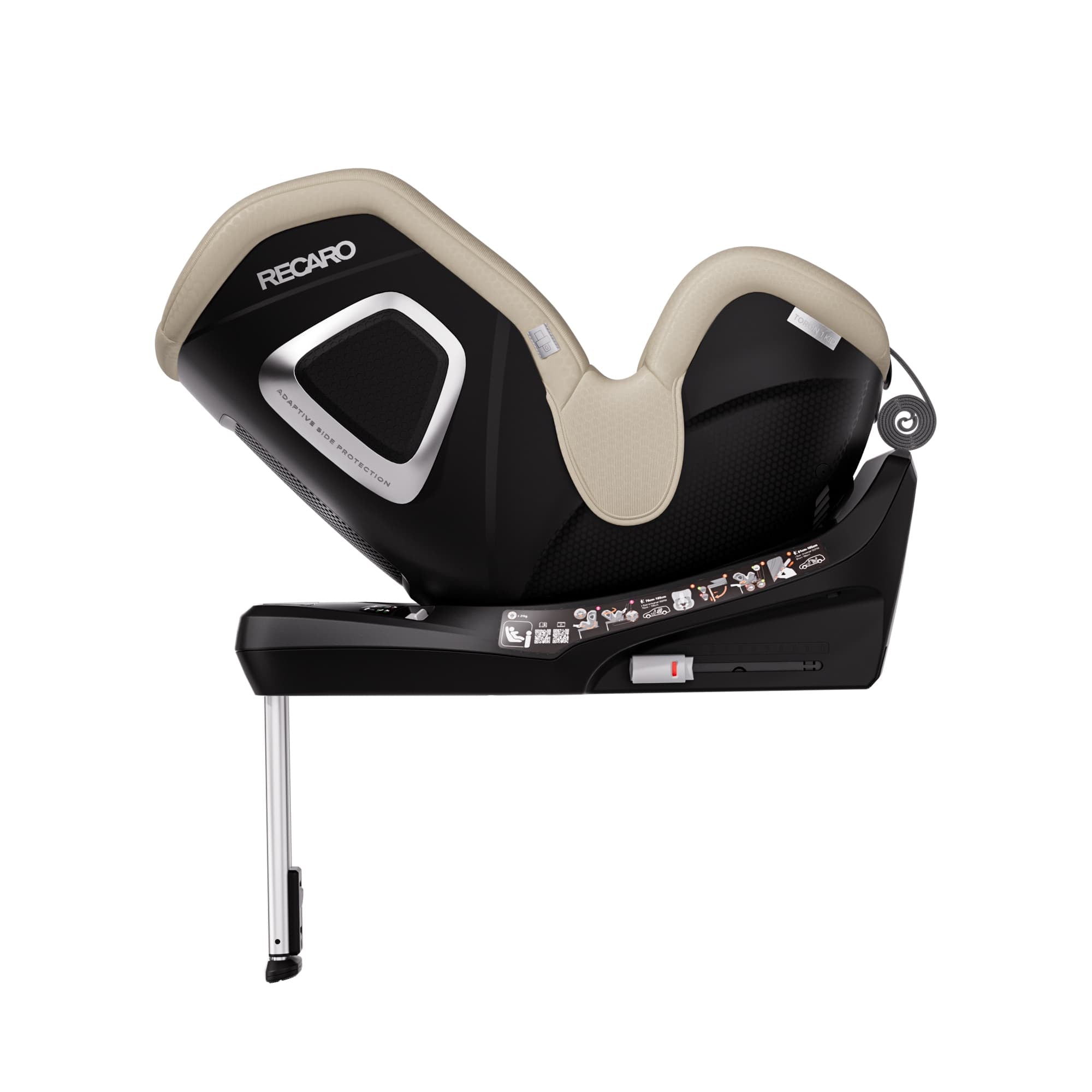 Recaro Toron 1 Kid in Elegant Beige Toddler Car Seats B1106009 4260621461833