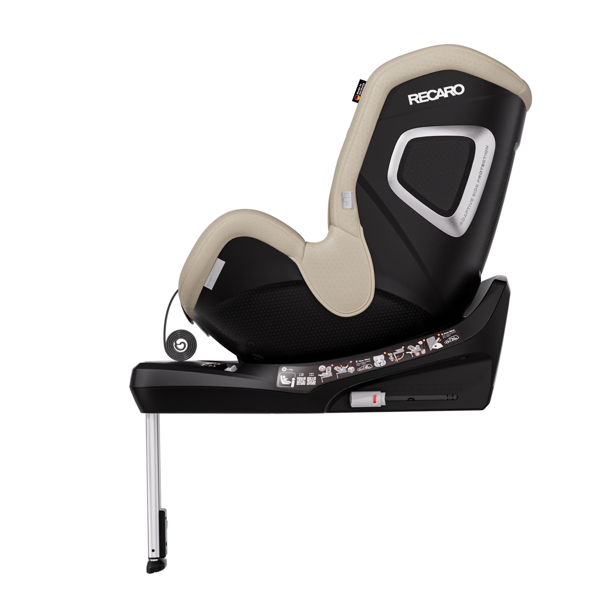 Recaro Toron 1 Kid in Elegant Beige Toddler Car Seats B1106009 4260621461833