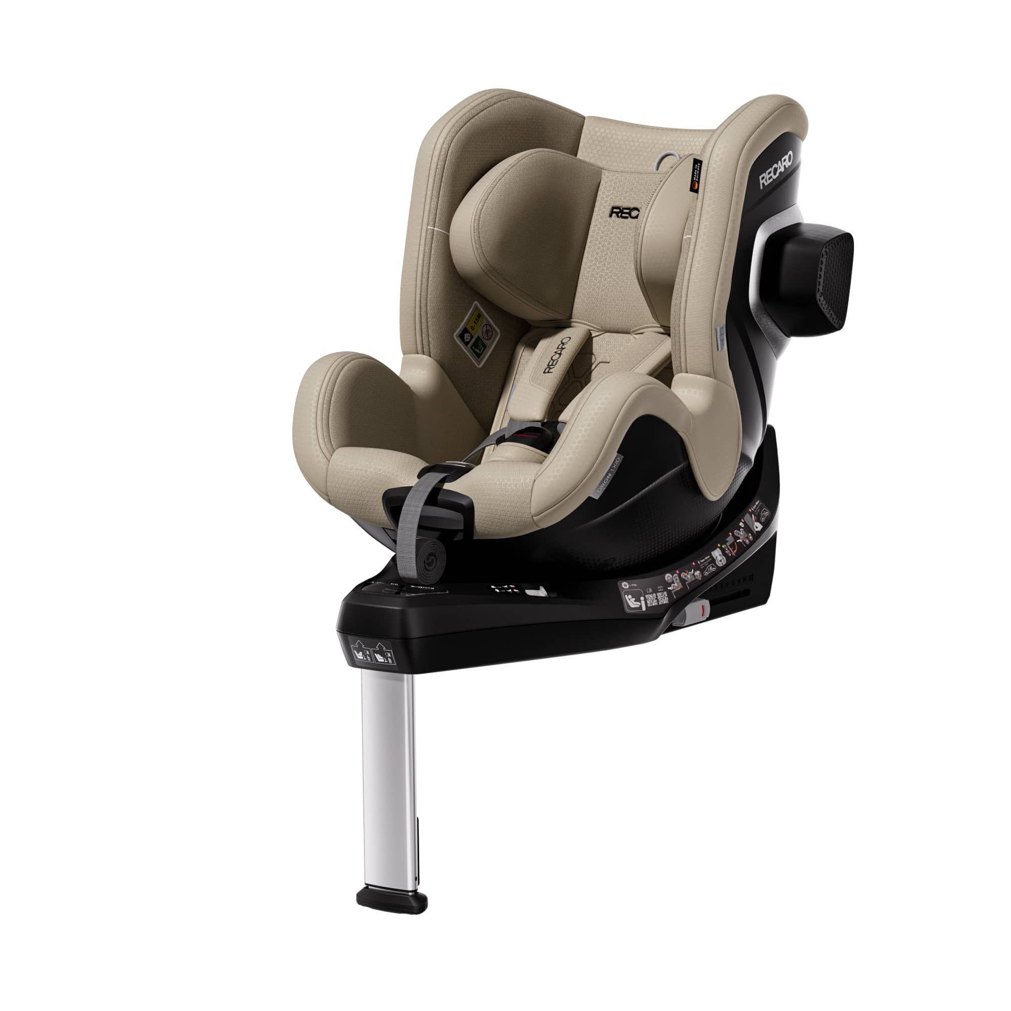 Recaro Toron 1 Kid in Elegant Beige Toddler Car Seats B1106009 4260621461833