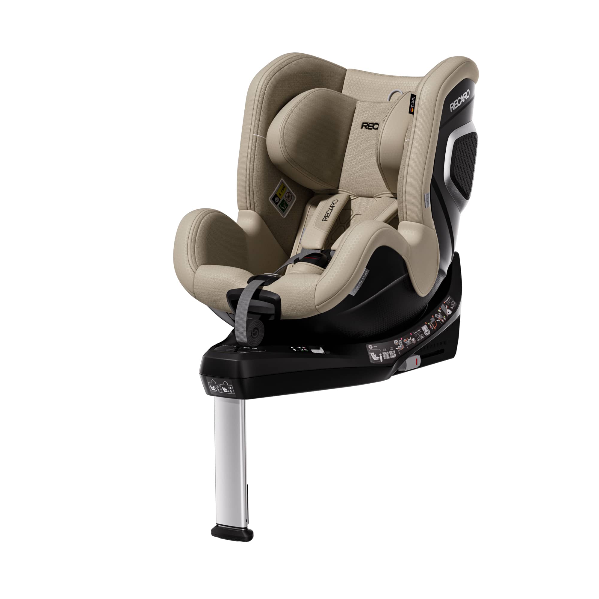 Recaro Toron 1 Kid in Elegant Beige Toddler Car Seats B1106009 4260621461833