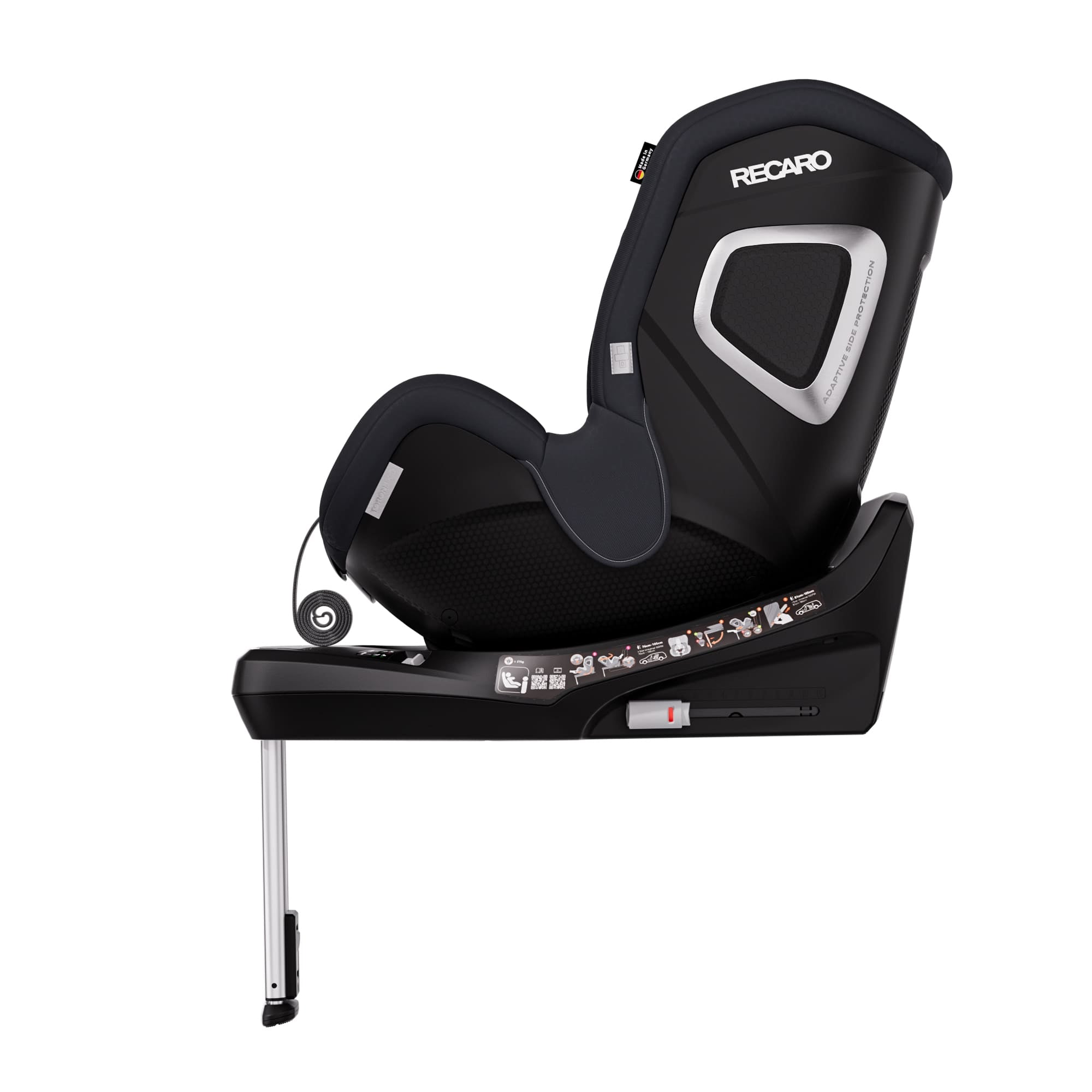 Recaro Toron 1 Kid in Fresh Black Toddler Car Seats B1106001 4260621461758