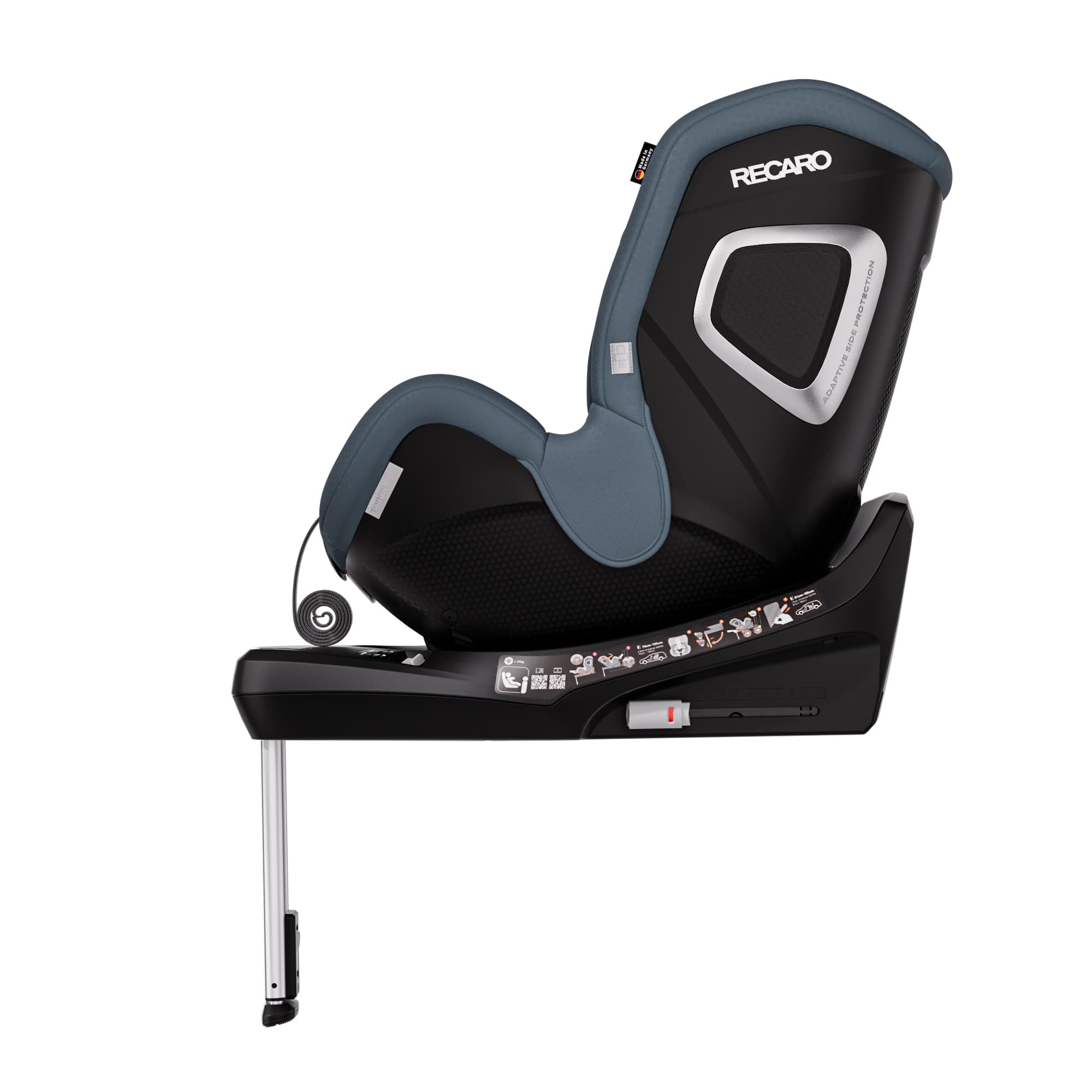 Recaro Toron 1 Kid in Gallant Grey Toddler Car Seats B1106008 4260621461826