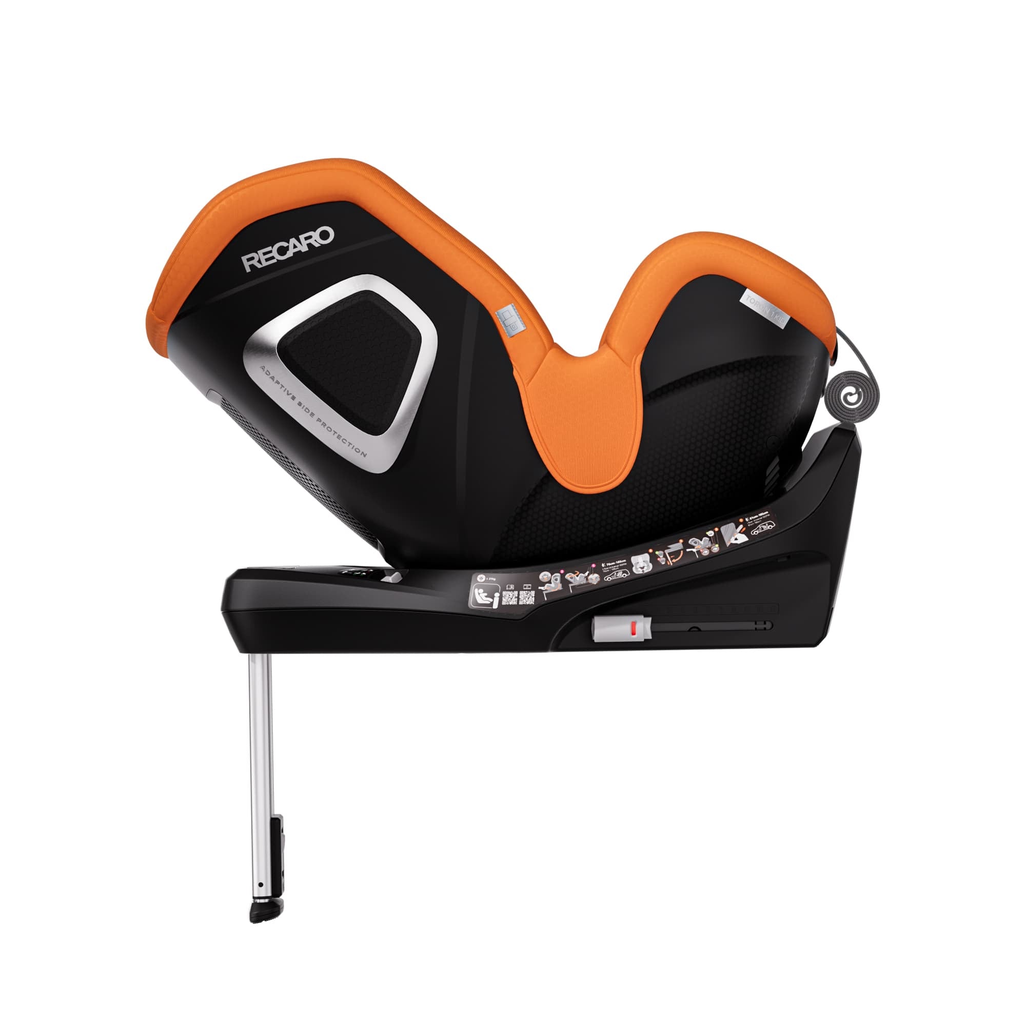 Recaro Toron 1 Kid in Vibrant Orange Toddler Car Seats B1106003 4260621461772