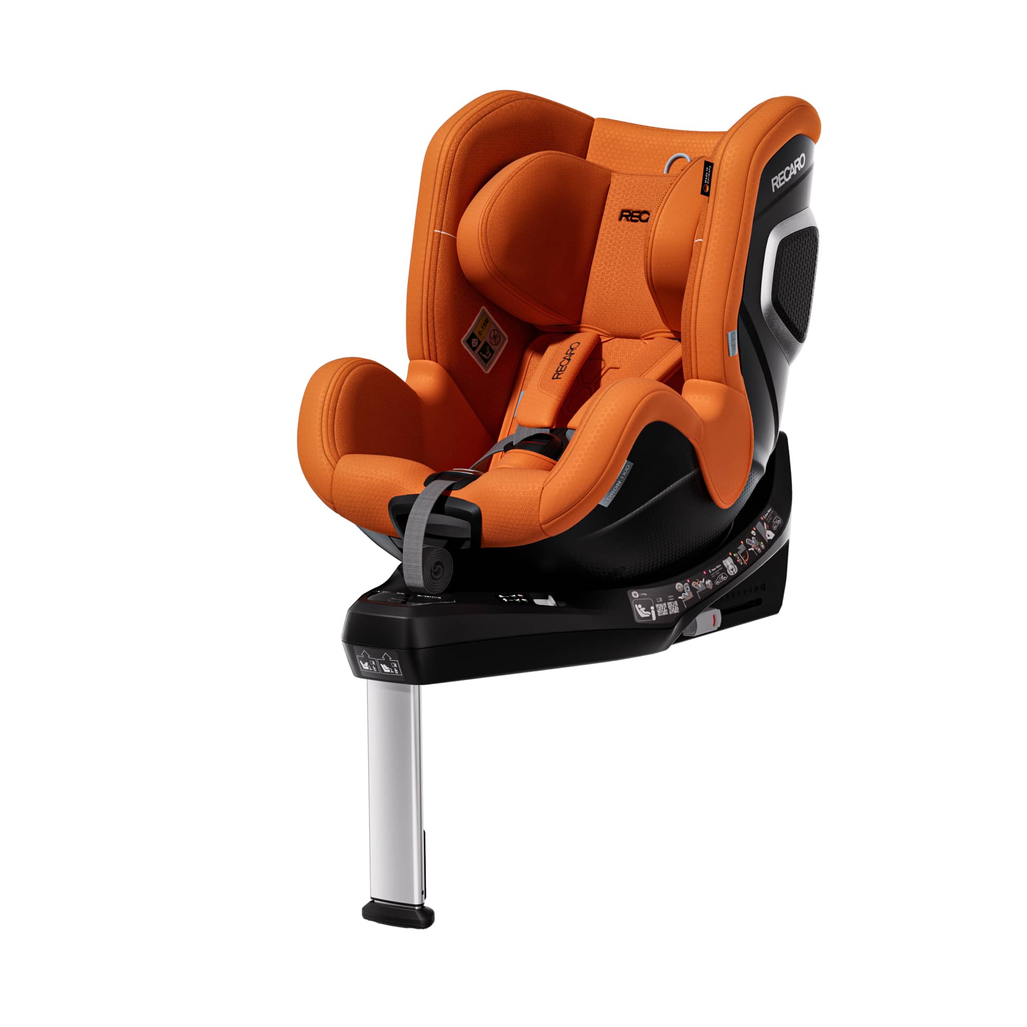 Recaro Toron 1 Kid in Vibrant Orange Toddler Car Seats B1106003 4260621461772