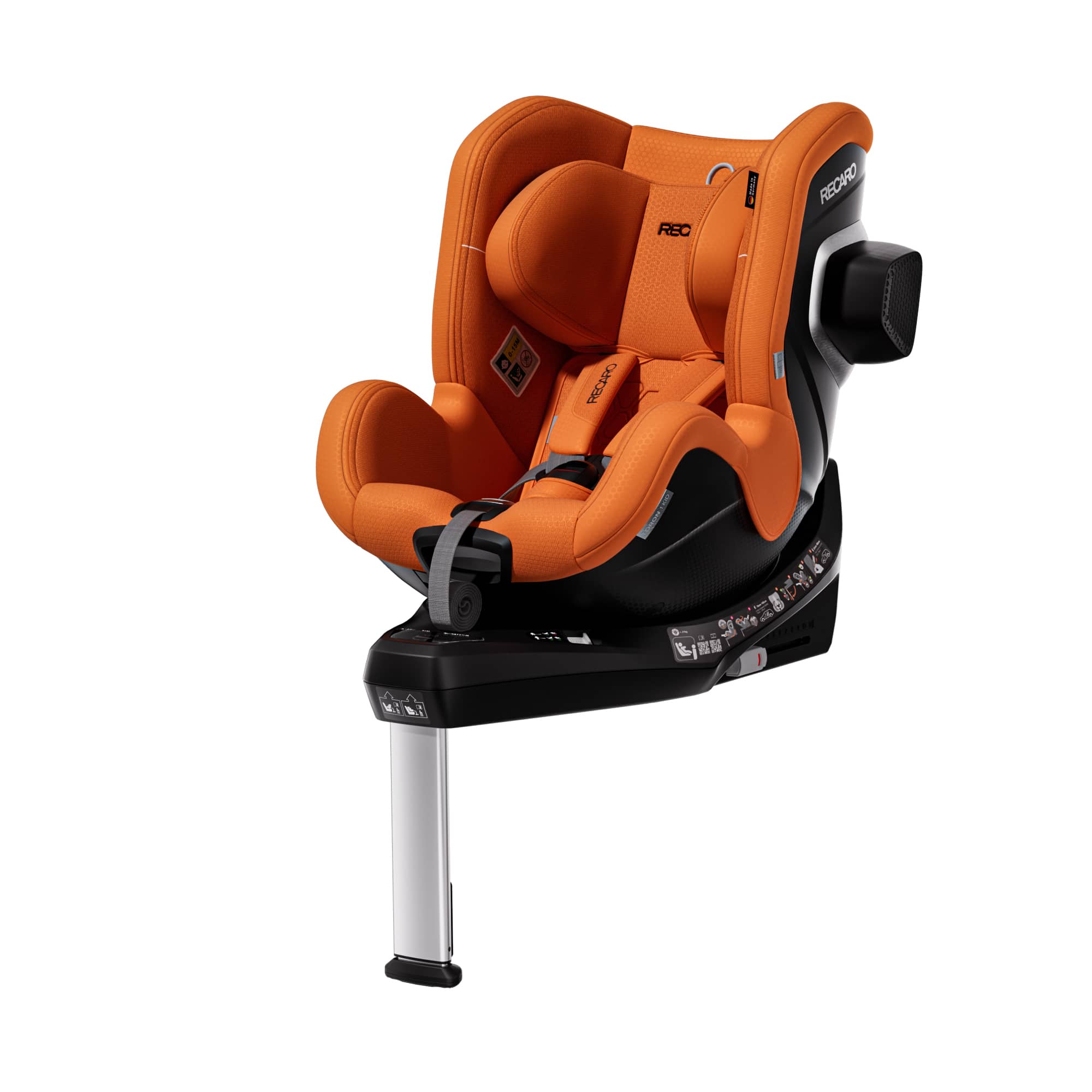 Recaro Toron 1 Kid in Vibrant Orange Toddler Car Seats B1106003 4260621461772