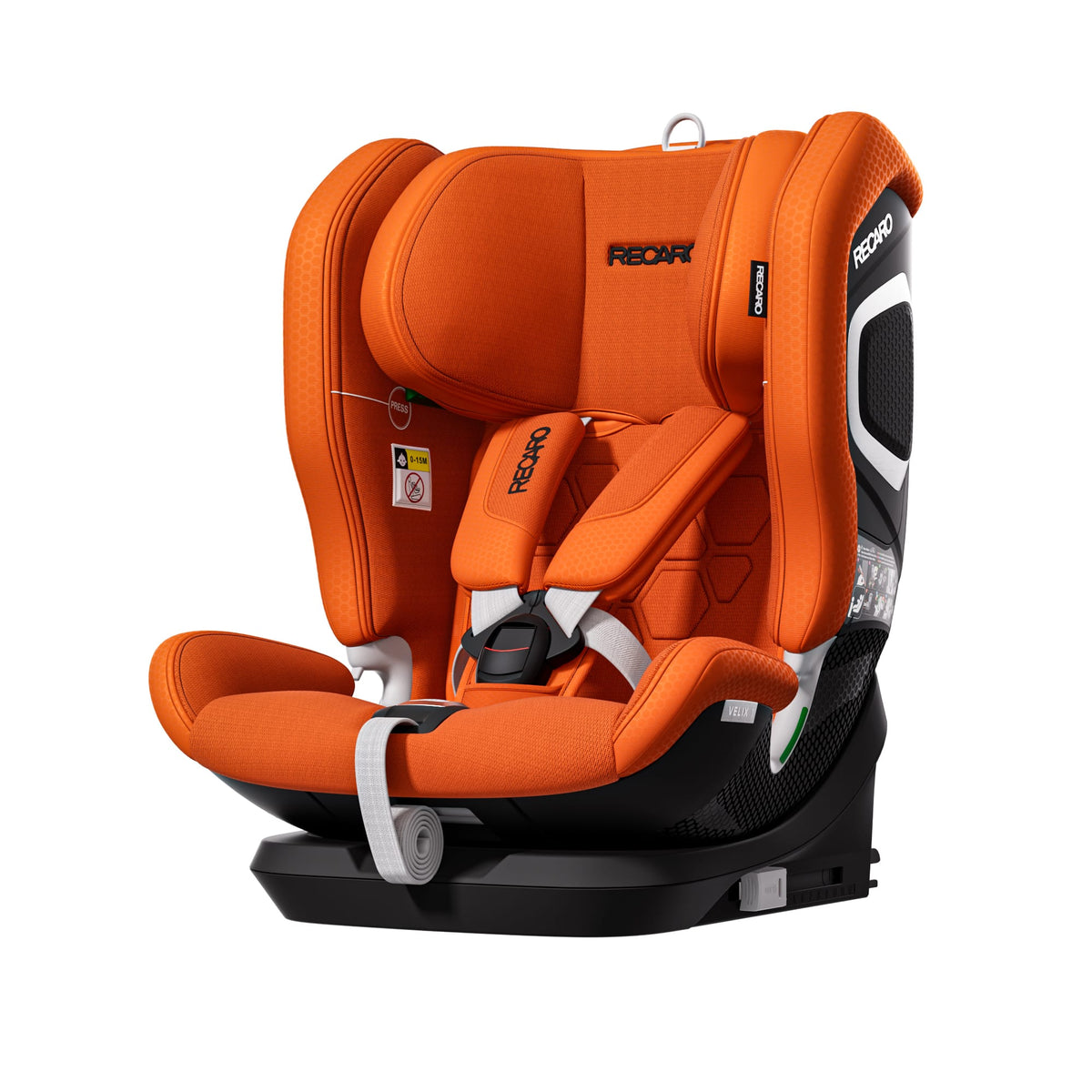 Recaro Velix 1 in Vibrant Orange Toddler Car Seats B1104023 4260621461581