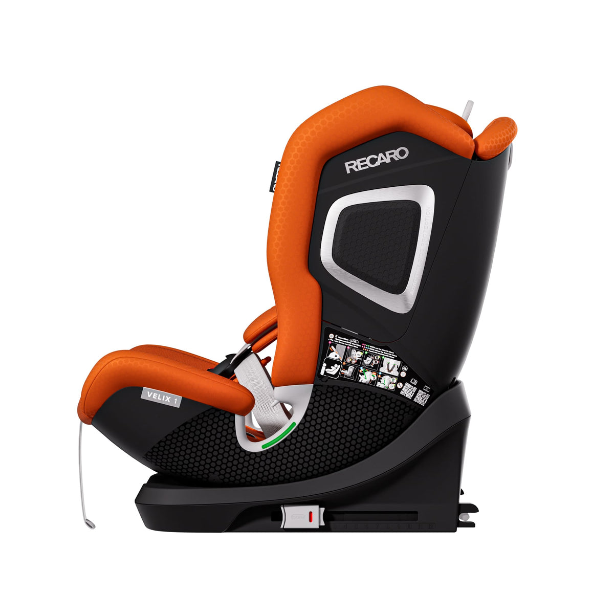 Recaro Velix 1 in Vibrant Orange Toddler Car Seats B1104023 4260621461581