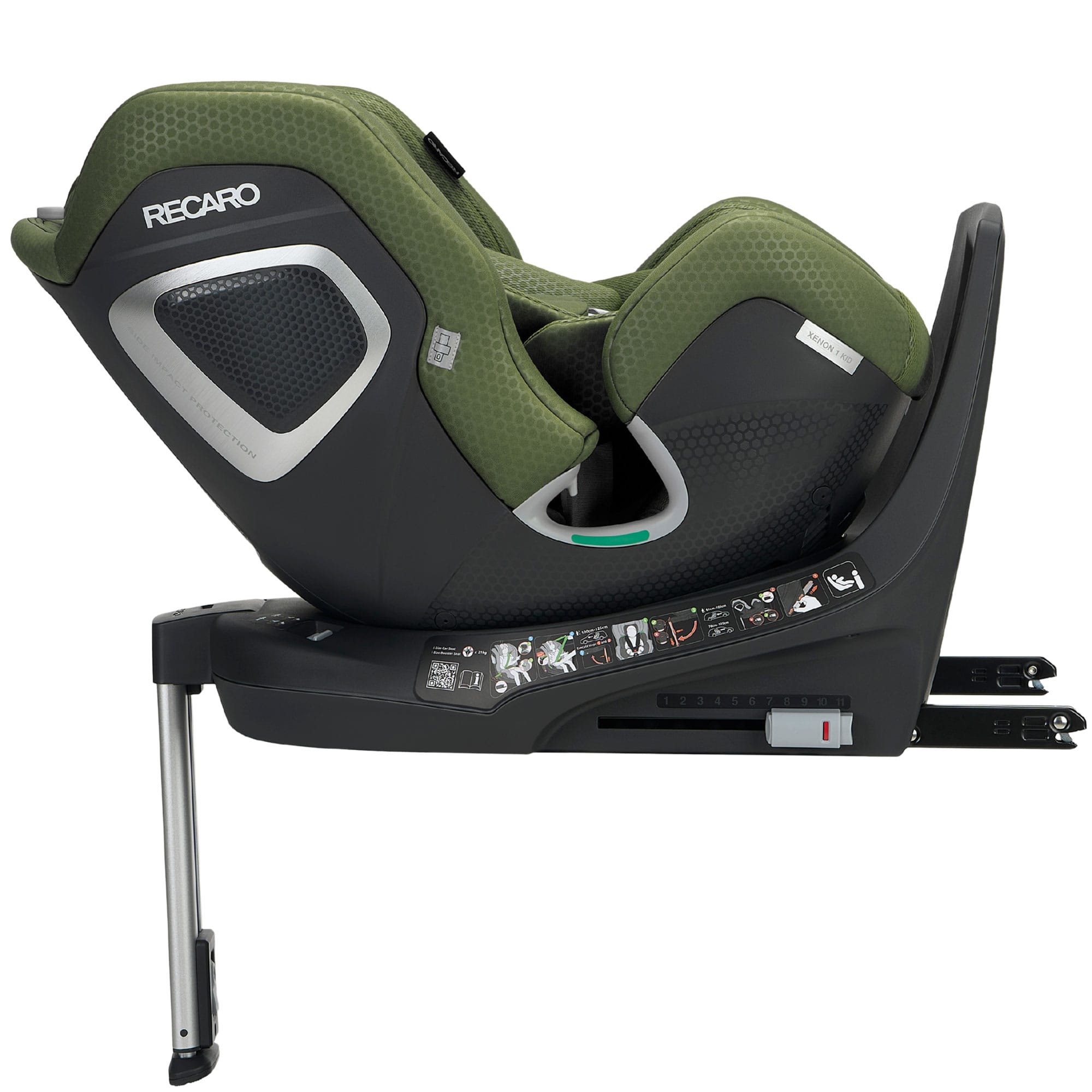 Recaro Xenon 1 Kid Combination Car Seat 61-125cm in Epic Green Toddler Car Seats B1103057 4260621460560