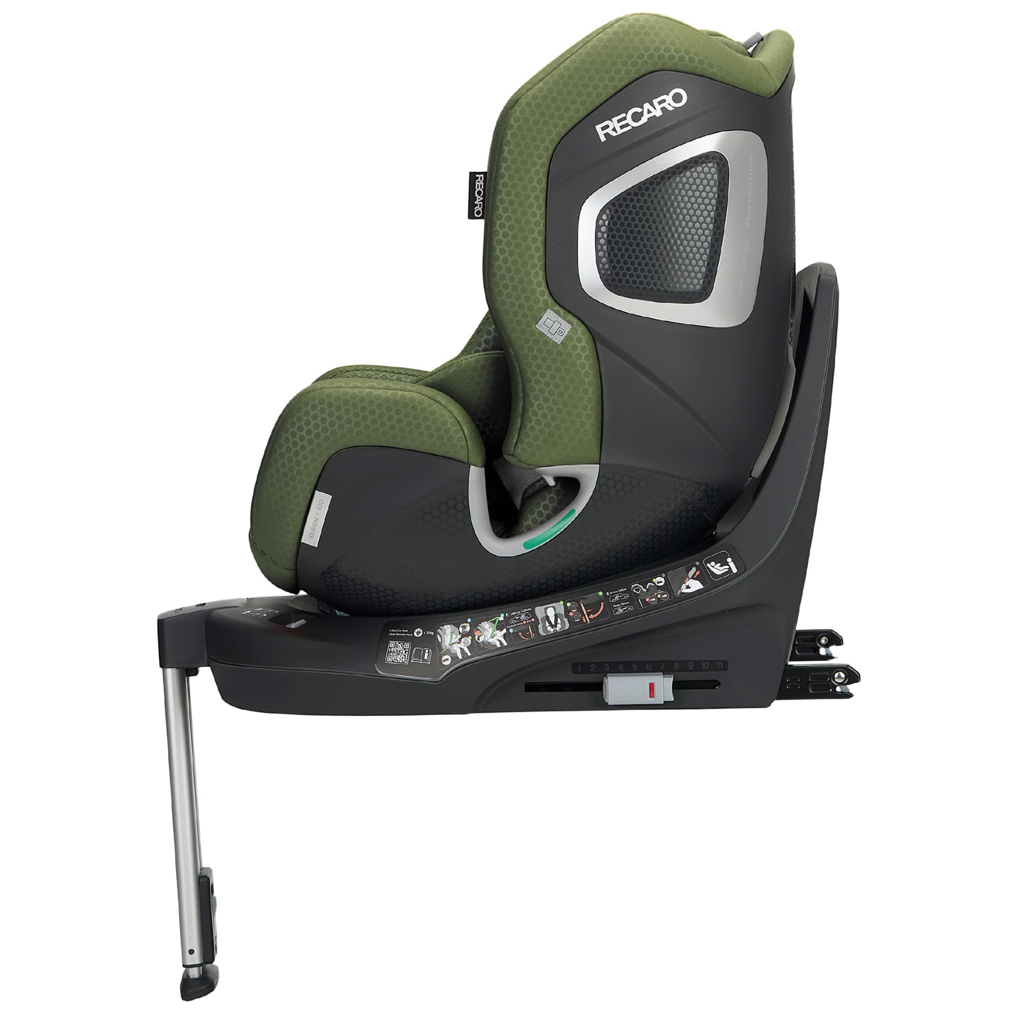 Recaro Xenon 1 Kid Combination Car Seat 61-125cm in Epic Green Toddler Car Seats B1103057 4260621460560