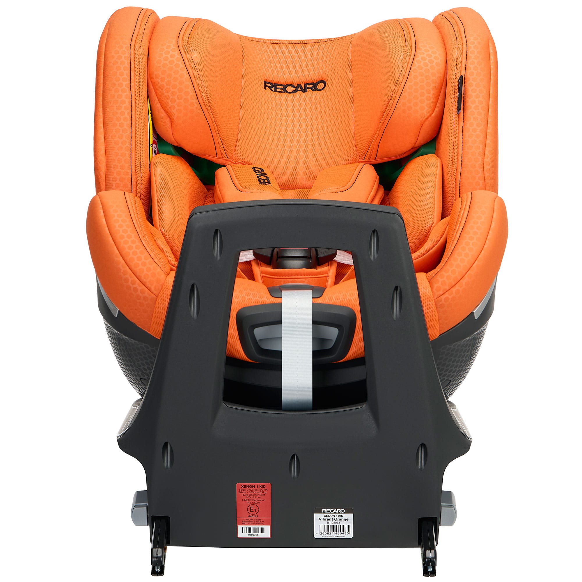 Recaro Xenon 1 Kid Combination Car Seat 61-125cm in Vibrant Orange Toddler Car Seats B1103053 4260621460485