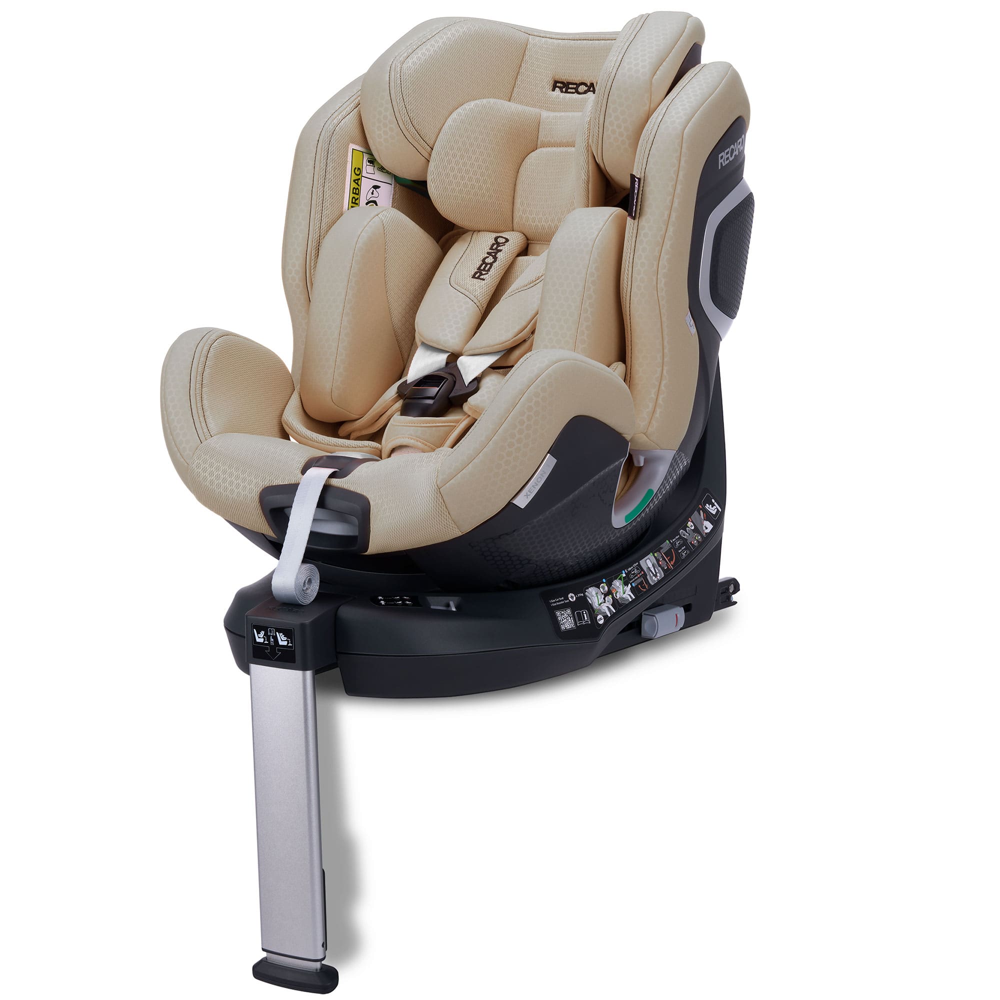 Recaro Xenon 1 Multi Stage Baby Car Seat 40-125cm in Elegant Beige Toddler Car Seats B1102060 4260621468641
